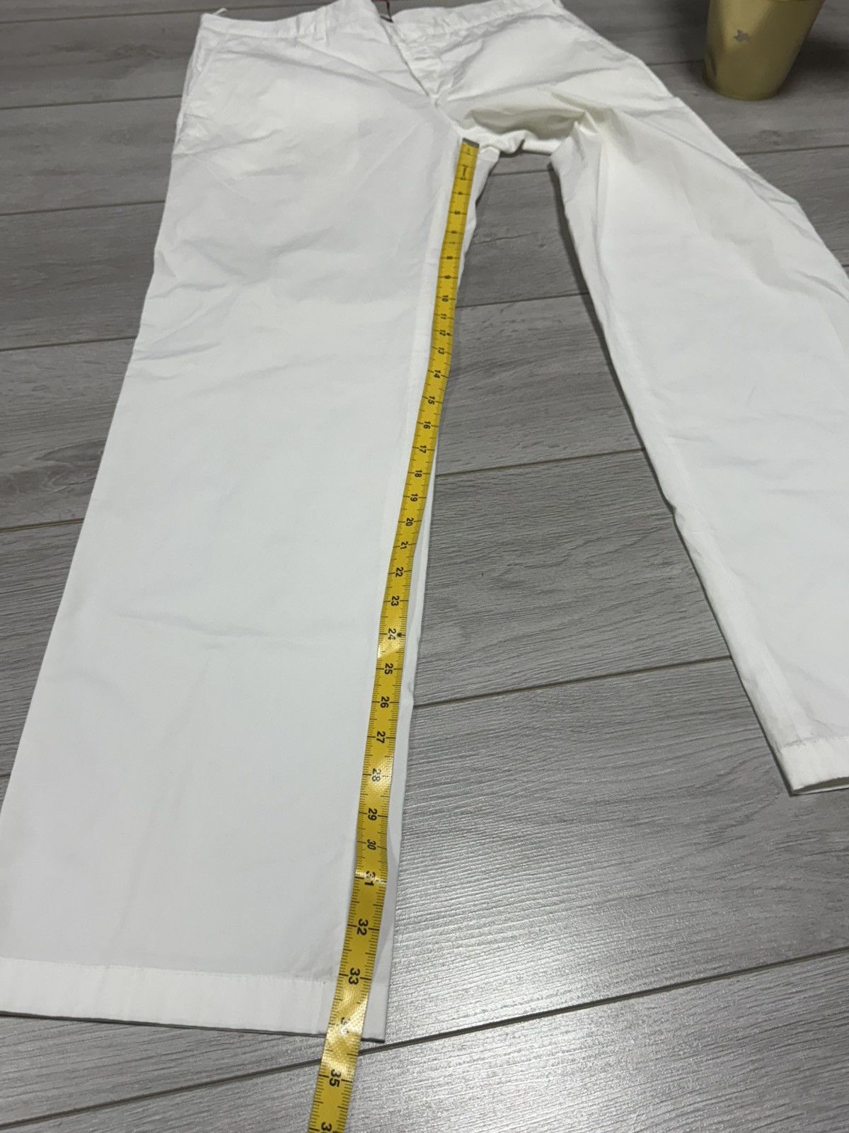 Prada Prada white tab straight pants vintage Size US 37 - 8 Thumbnail