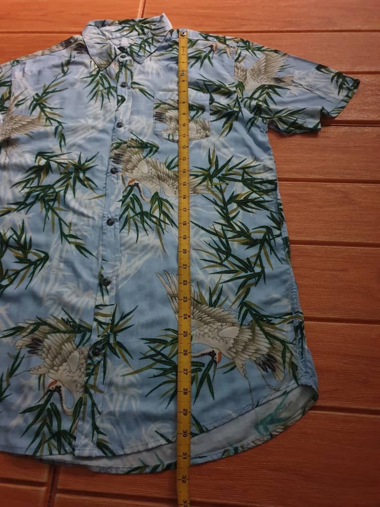 Japanese Brand Rusty bird Japanese style Hawaiian shirt Size US M / EU 48-50 / 2 - 8 Thumbnail