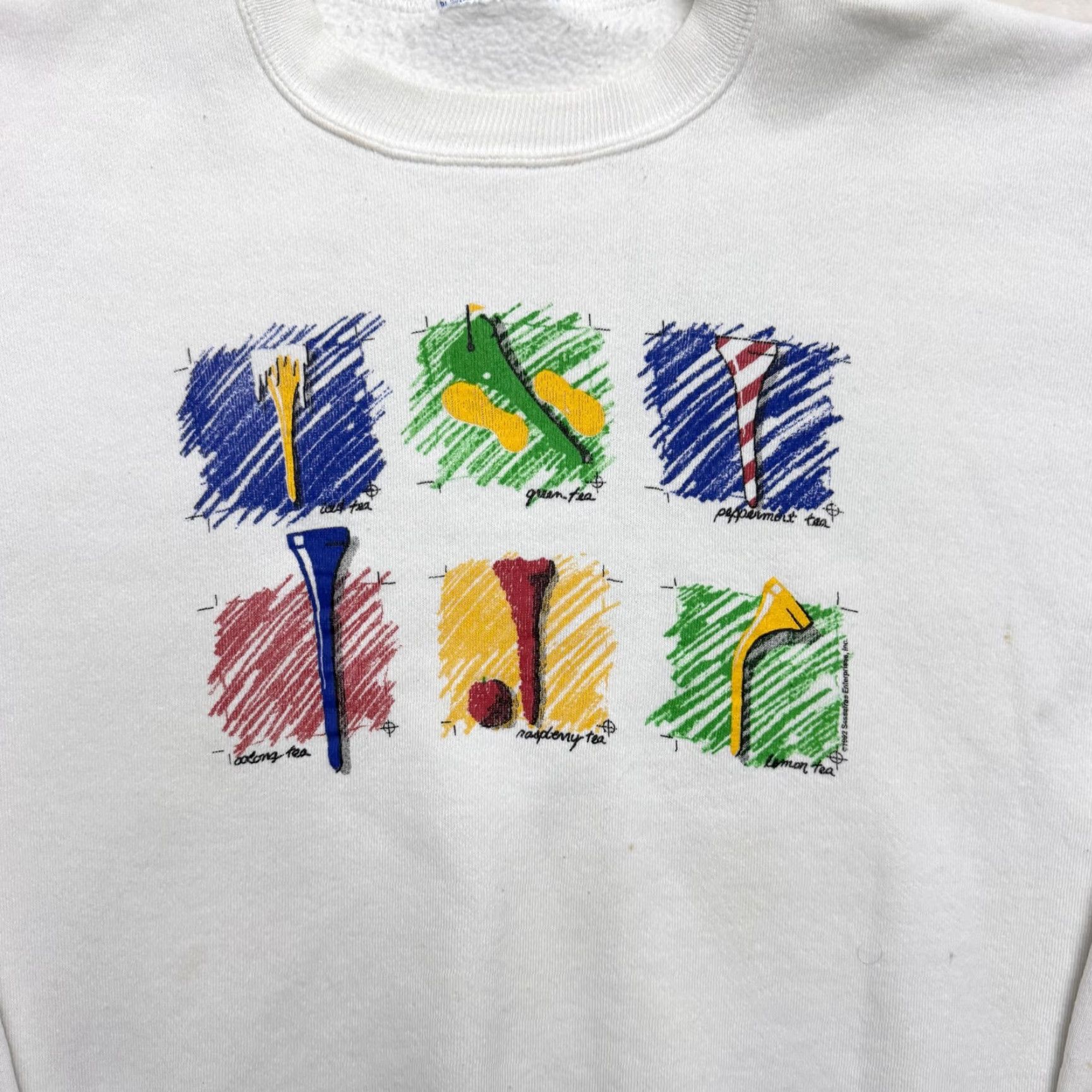 Sassafras VINTAGE Sassafras Golf Tee Puns Sweatshirt Mens XL White Graphic Funny Sweatshirt Size US XL / EU 56 / 4 - 3 Thumbnail