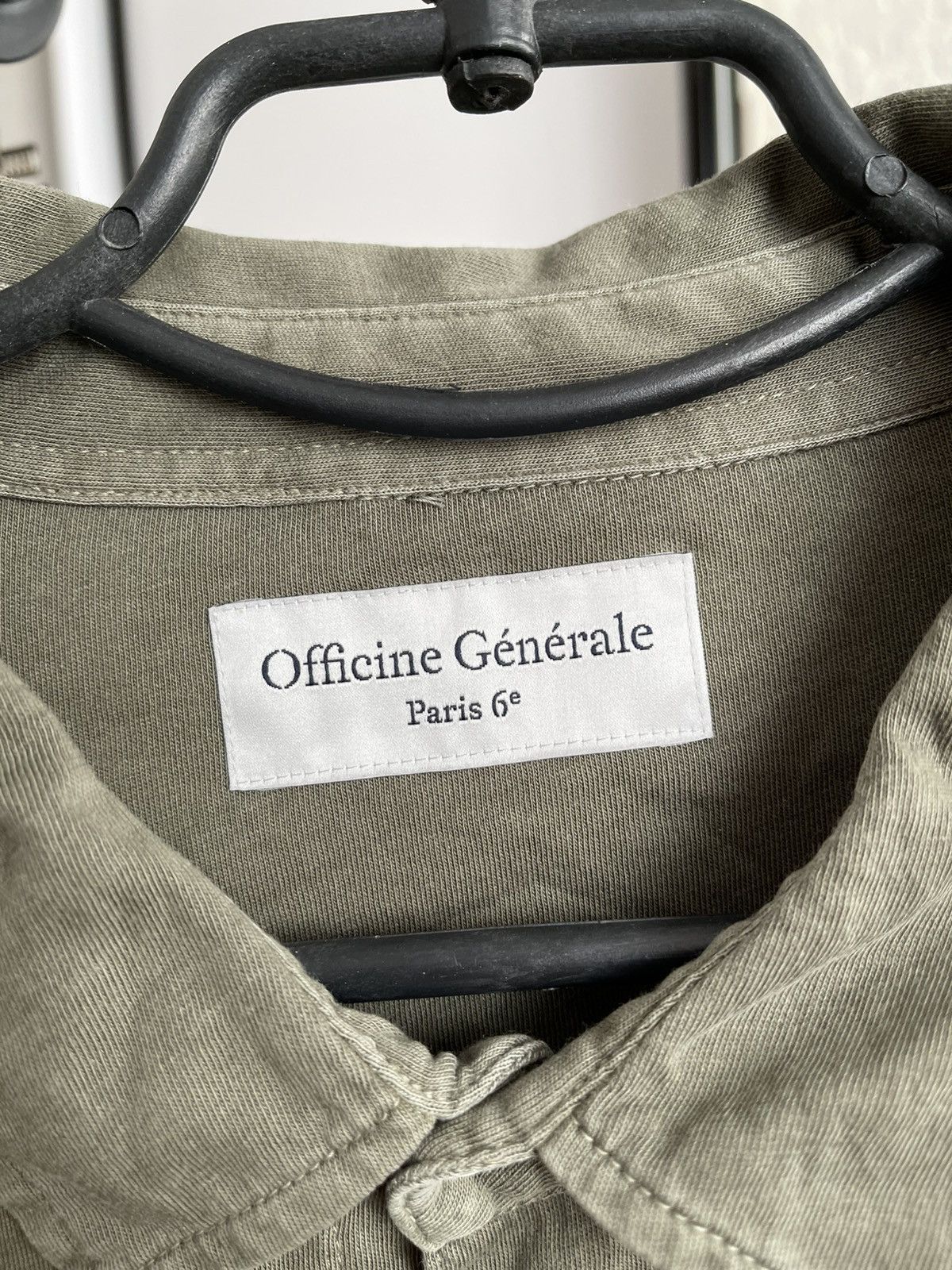 Officine Generale Officine Generale Paris Jersey Shirt Button Up Size US XL / EU 56 / 4 - 9 Thumbnail