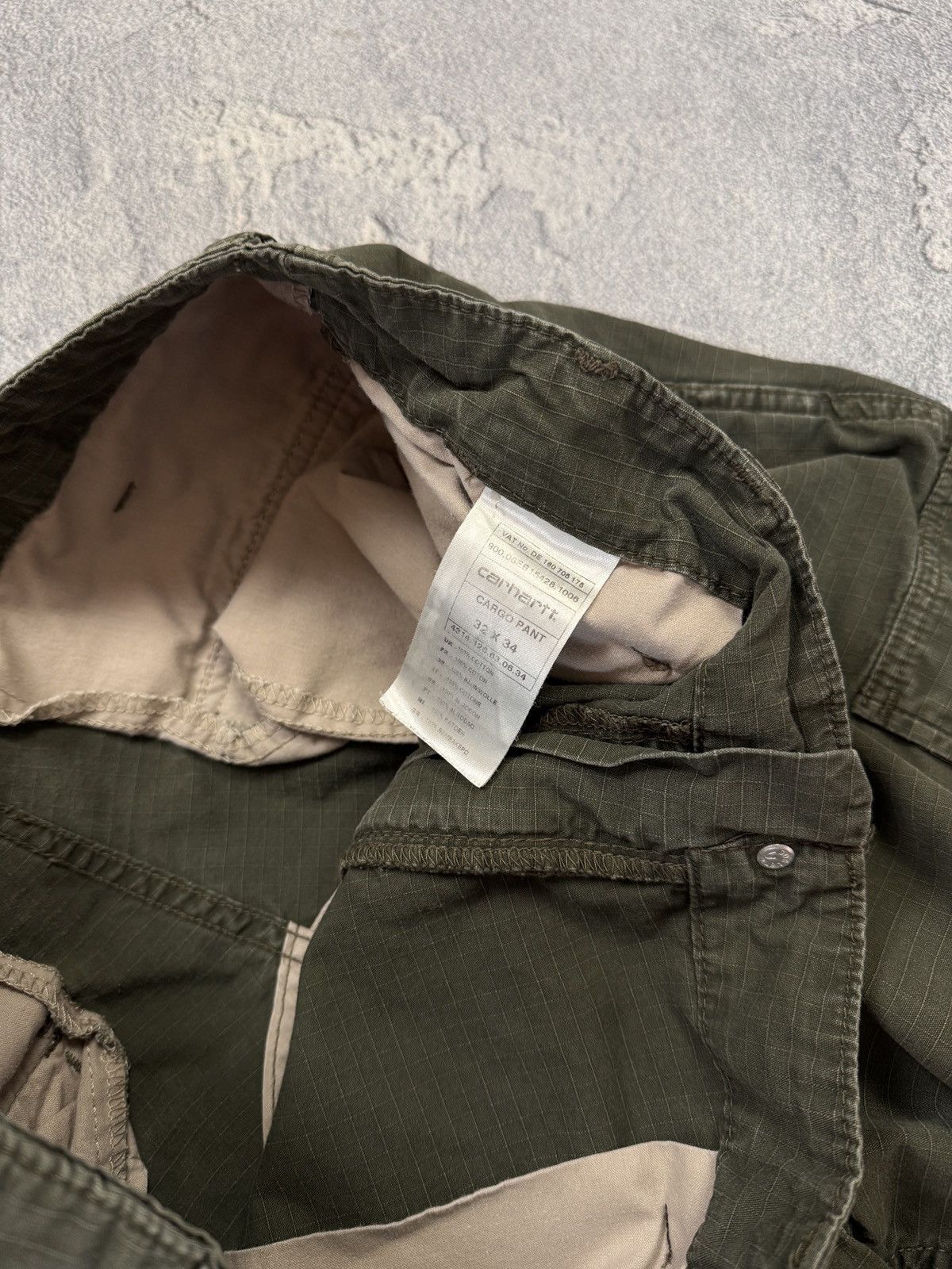 Carhartt Y2K Crazy Carhartt Distress Cargo Pants Size US 32 / EU 48 - 16 Thumbnail