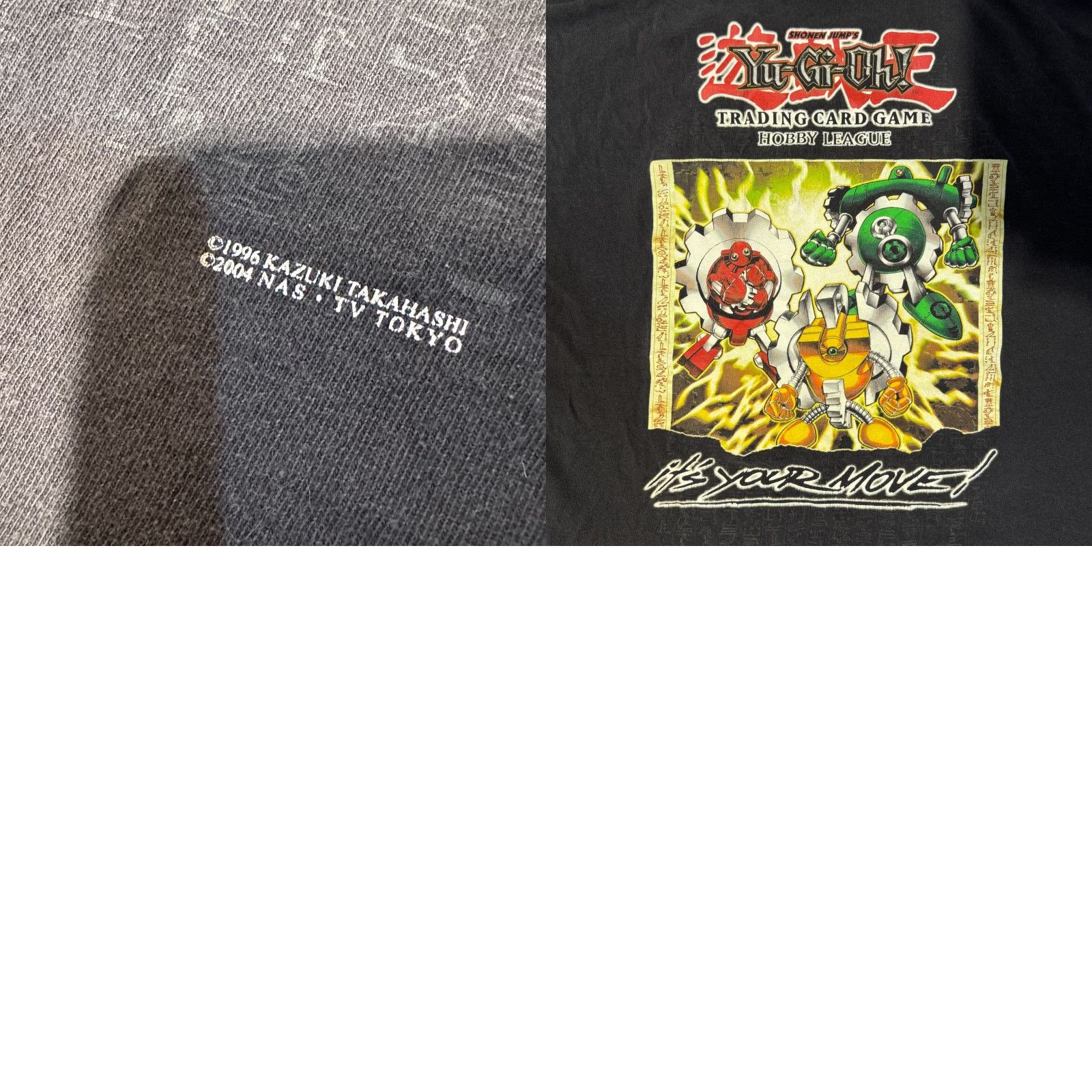 YuGiOh Tshirt Men M 2004 Hobby League Champ Gadget Trio Trading Card Game -  joarbit.com
