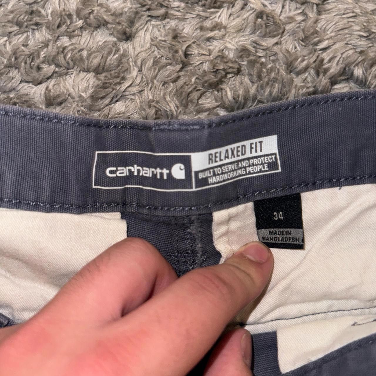 Carhartt Carhartt Men's Grey Shorts Size US 34 / EU 50 - 3 Thumbnail