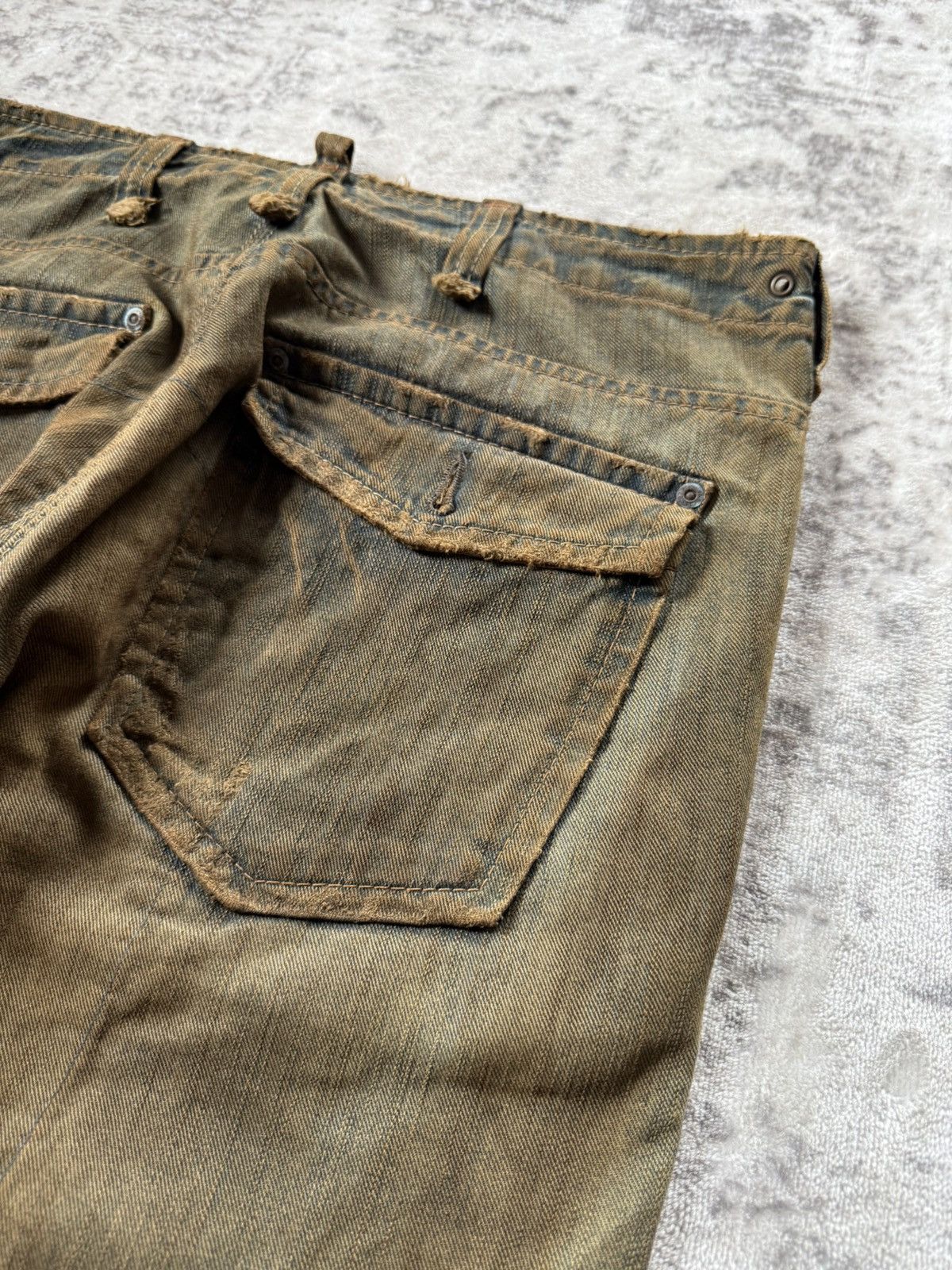 Edwin Edwin XV OG Bush Pocket Mud Wash Work Wear Style Jeans Size US 34 / EU 50 - 14 Thumbnail
