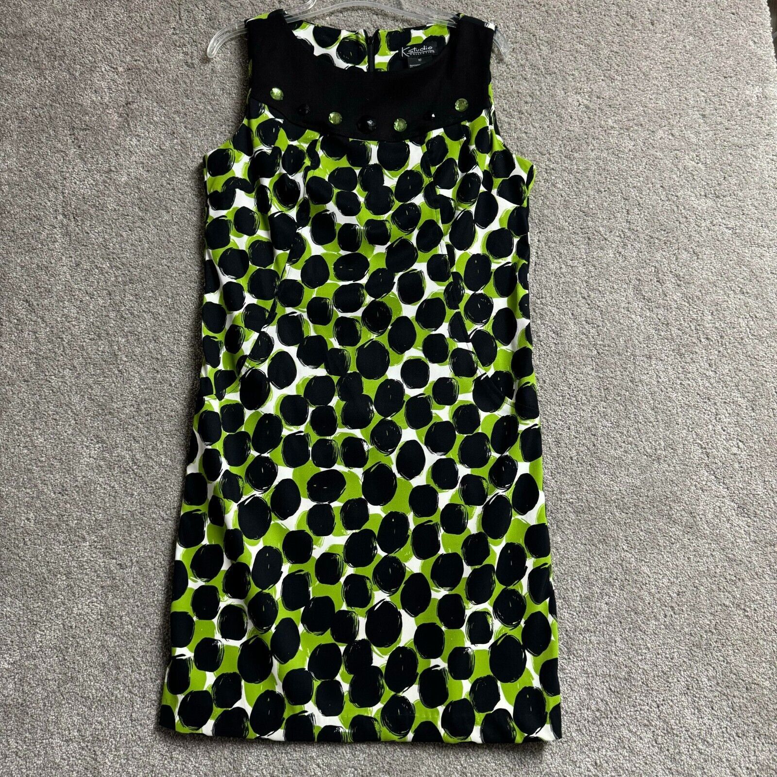 Other 90s Y2K Does 60s Shift Dress Size 10 Mod Polka Dot Vintage Size L / US 10 / IT 46 - 1 Thumbnail