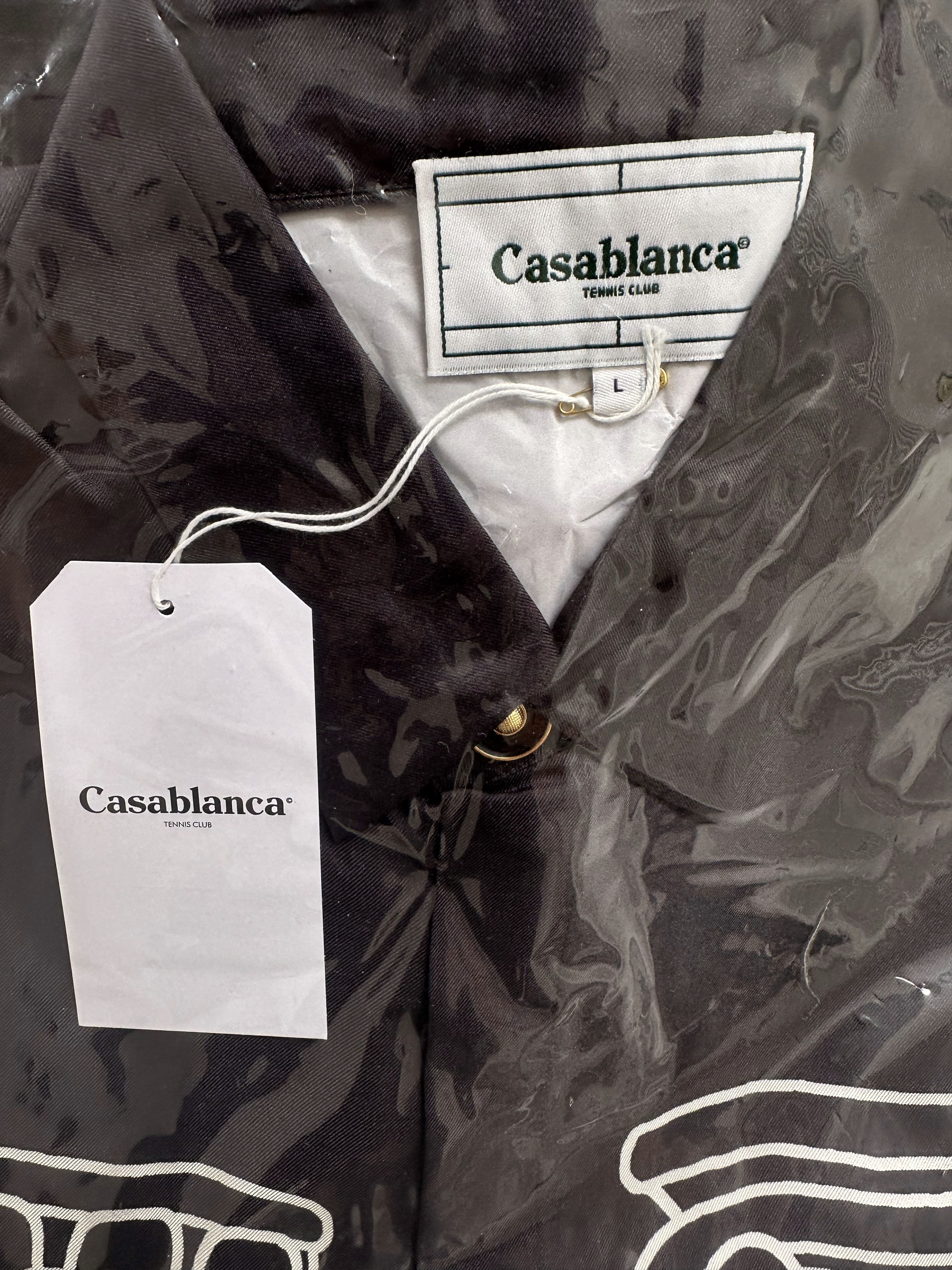 Casablanca Debut Runway (2019 Archive) Sid Silk Shirt Size US L / EU 52-54 / 3 - 5 Thumbnail