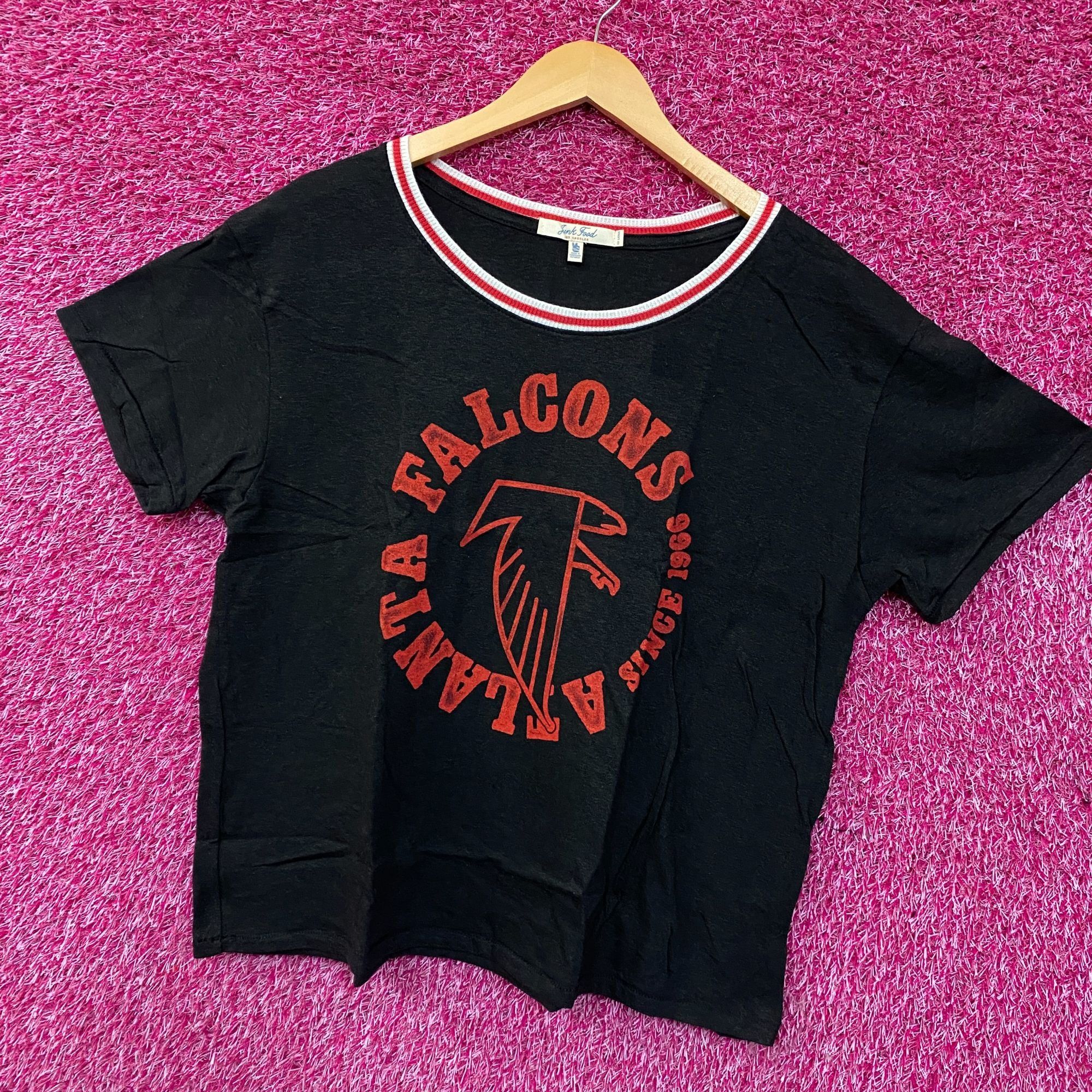 Junk Food Junk Food Women's Retro Sport Atlanta Falcons T-Shirt 2XL Size XXL / US 16-18 / IT 52-54 - 3 Thumbnail