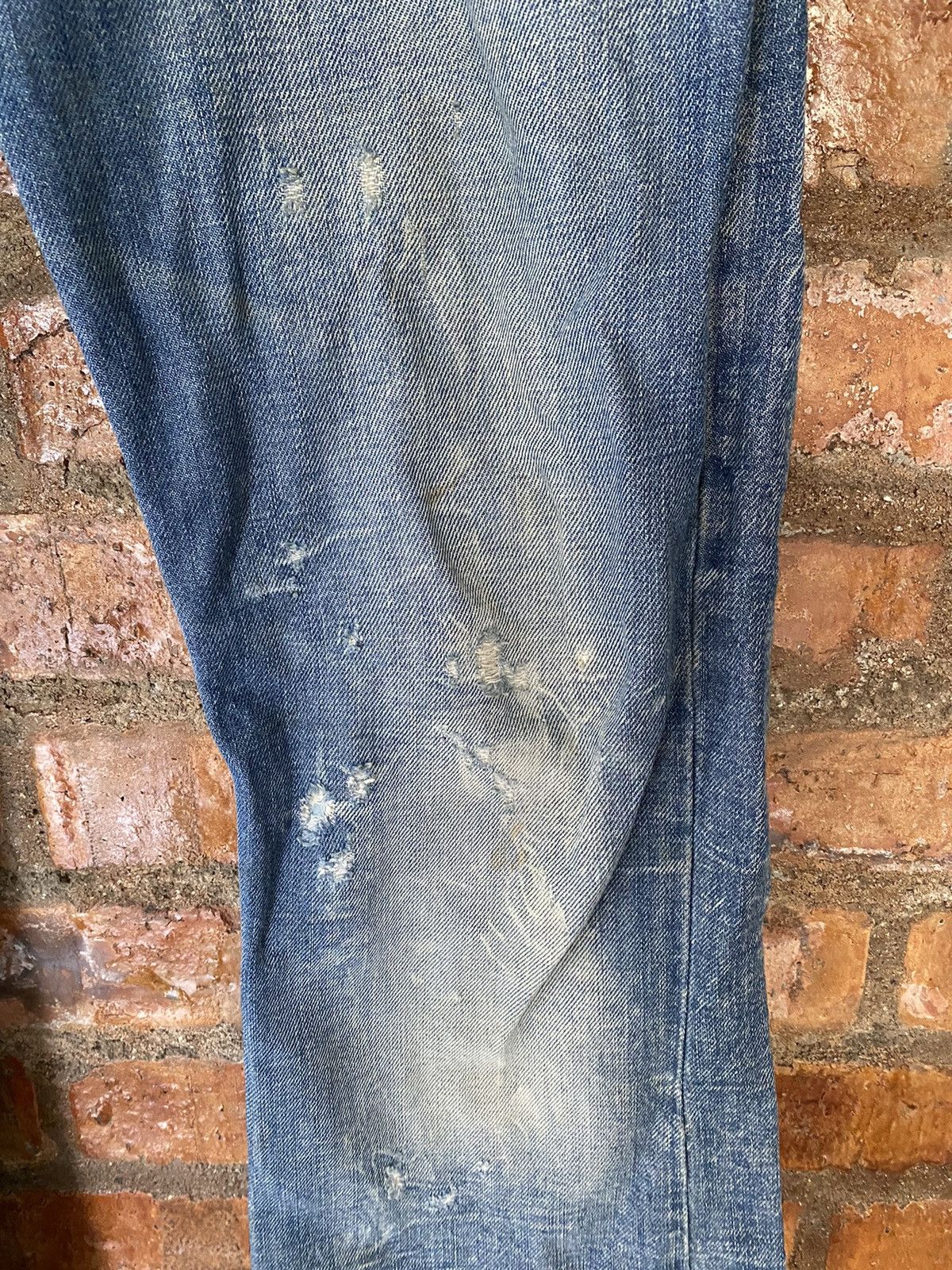 Diesel 2000s Diesel Distressed Dirty Whisker raw flare denim Size US 33 - 6 Thumbnail