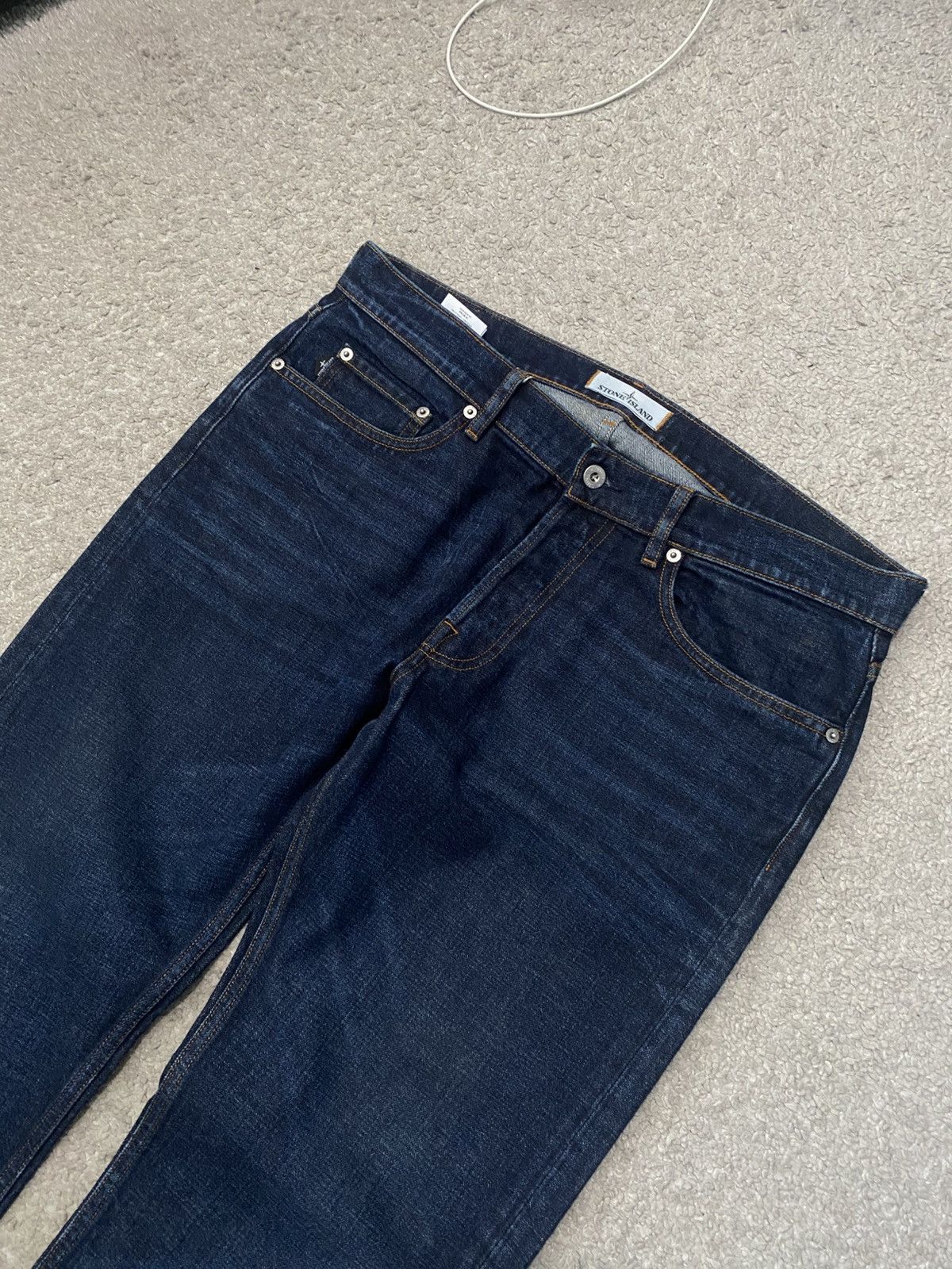 Stone Island Stone Island Jeans Denim Pants Vintage Logo y2k archive Size US 34 / EU 50 - 10 Thumbnail