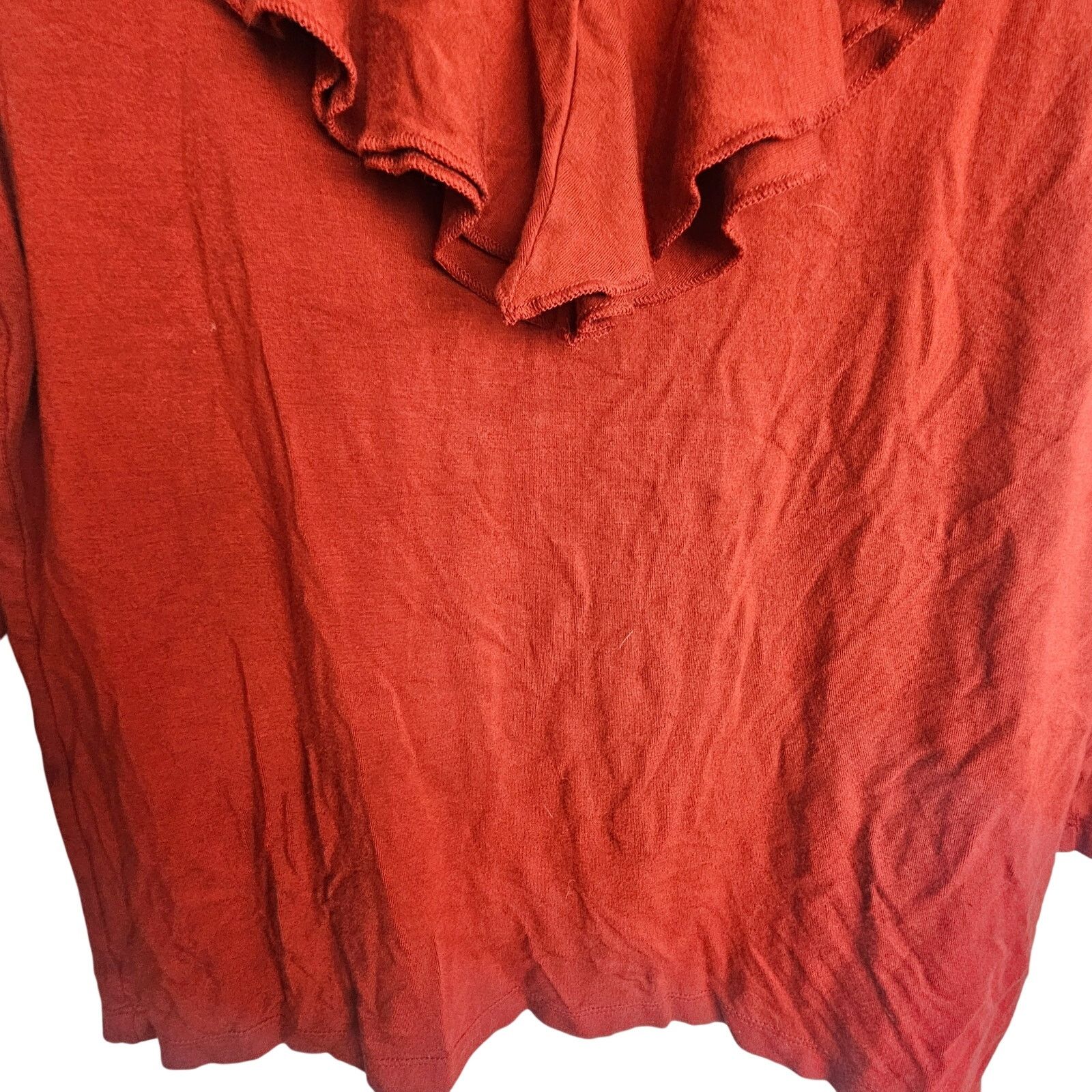 Lauren Ralph Lauren Lauren Ralph Lauren Ruffle Neck Blouse M Stretch Classic Size M / US 6-8 / IT 42-44 - 2 Thumbnail