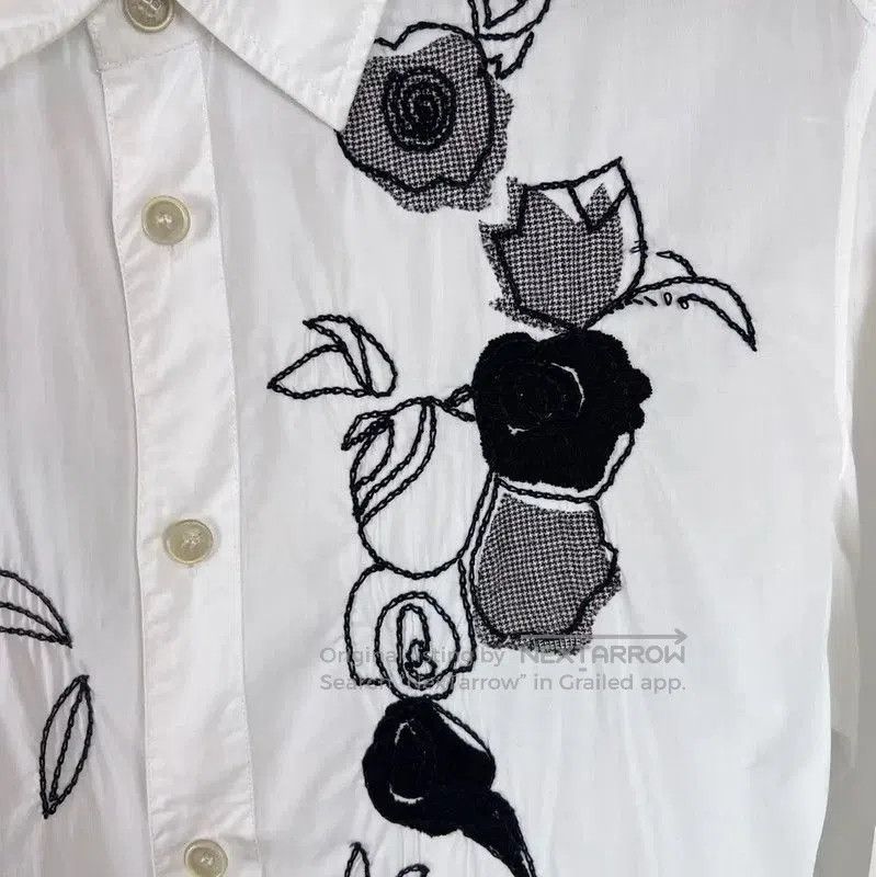 Kenzo KENZO White Cotton Long Sleeve Shirt for Men . Size US S / EU 44-46 / 1 - 3 Thumbnail
