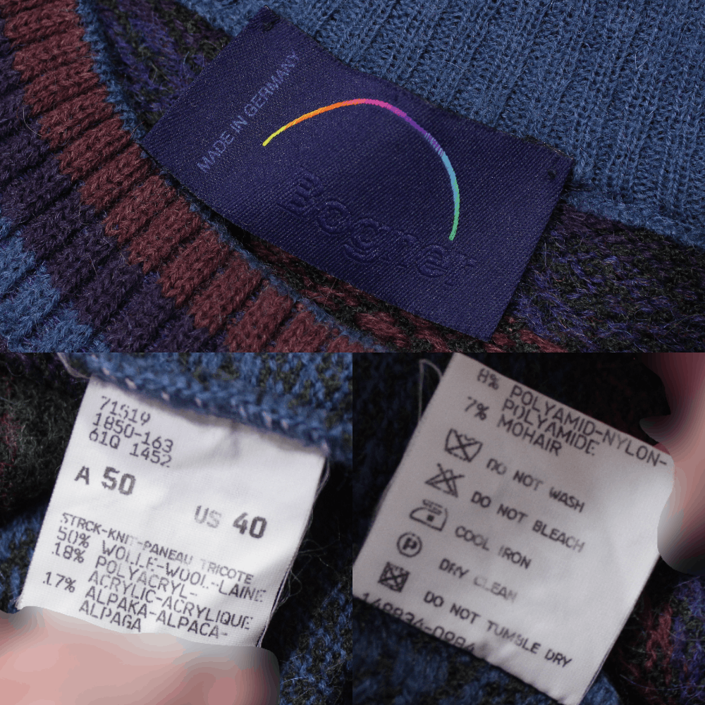Bogner 90S Multicolor Printed Knit Size US M / EU 48-50 / 2 - 7 Thumbnail