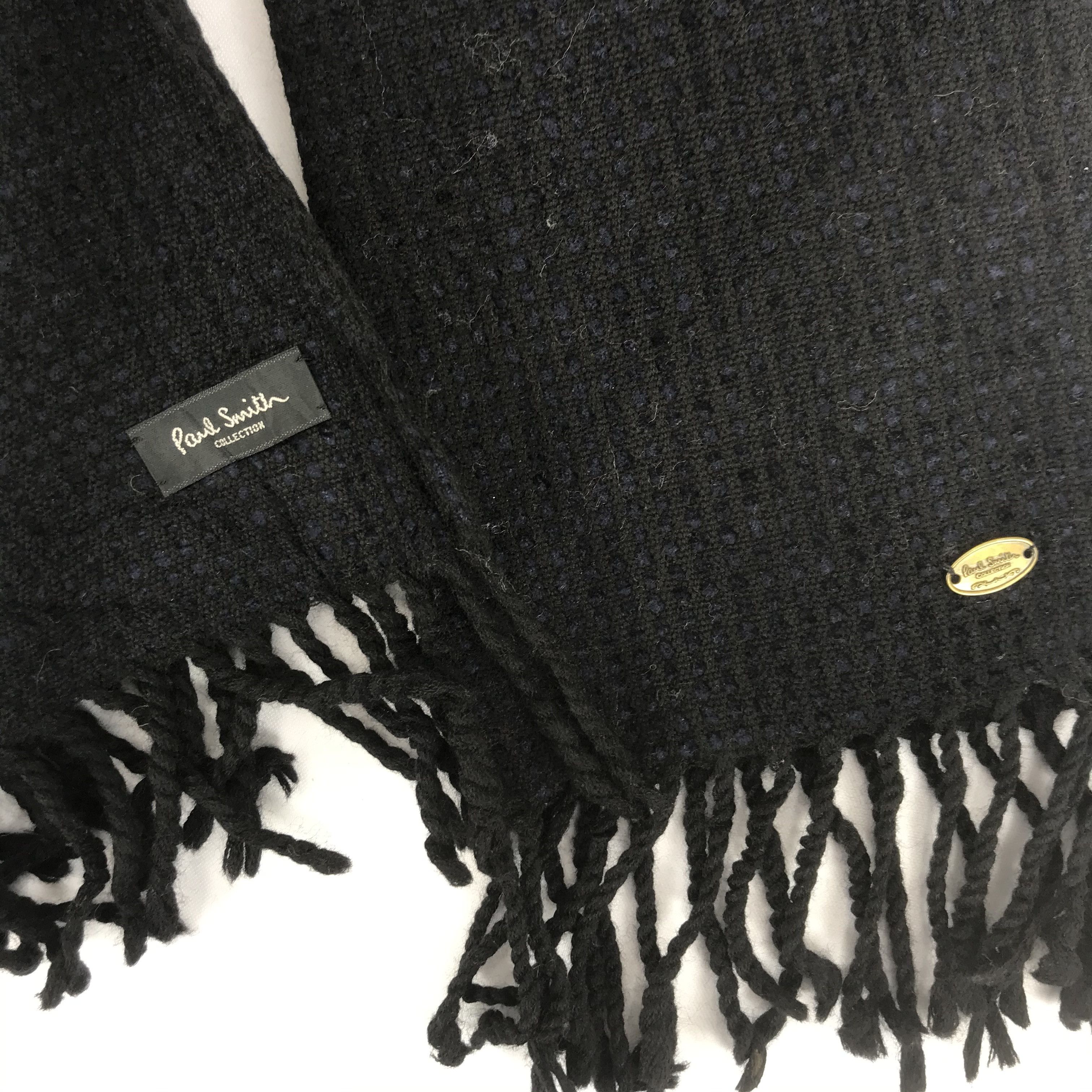 Paul Smith Vintage Paul Smith Scarf Winter Muffler Fringe Wool . Size ONE SIZE - 4 Thumbnail