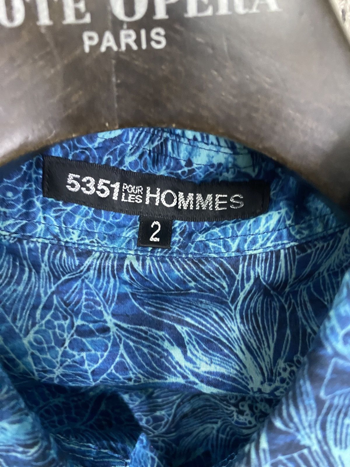 5351 POUR LES HOMMES 5351 pour les hommes flower shirt button very rare size 2 Size US M / EU 48-50 / 2 - 5 Thumbnail
