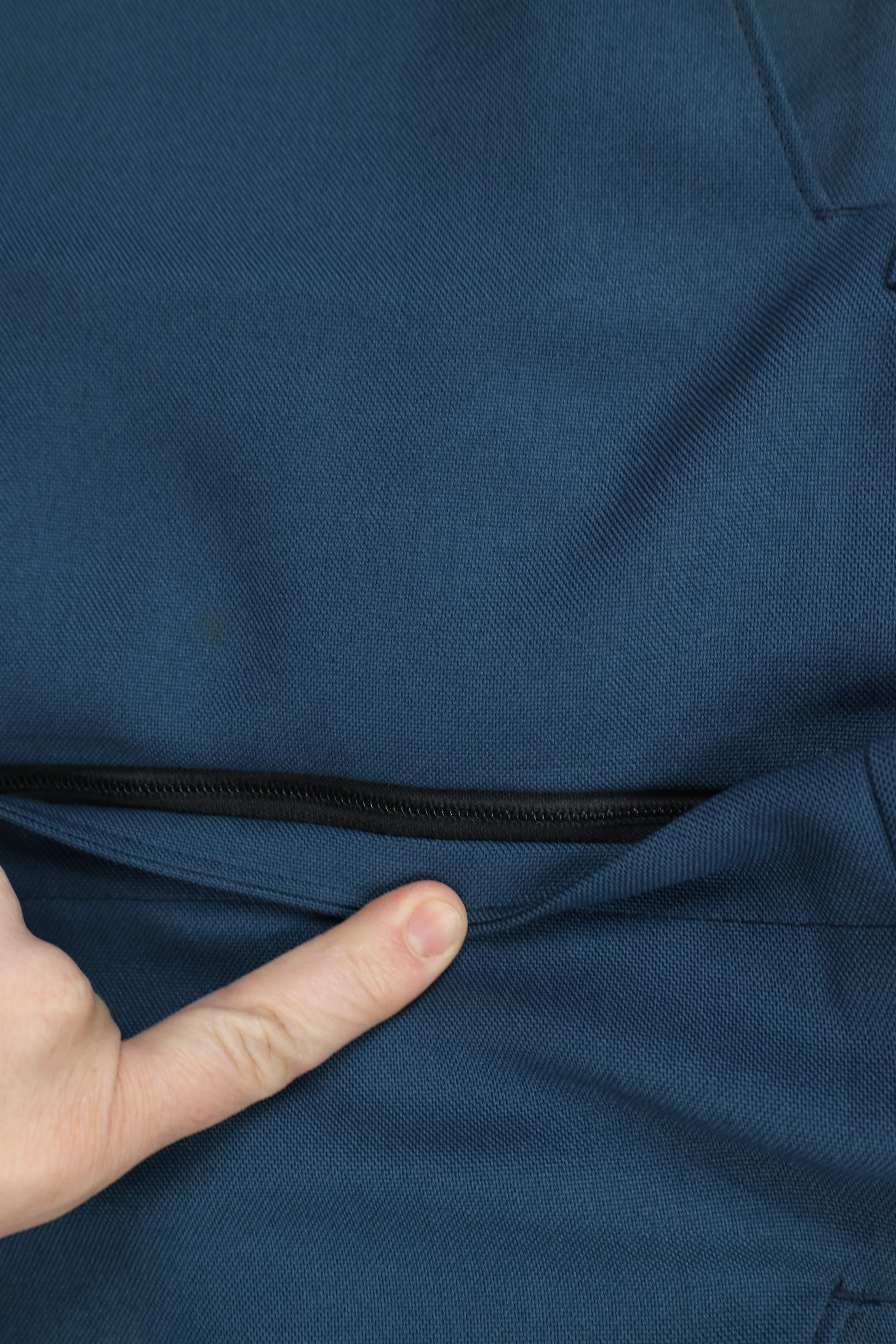 Vintage Vintage 70s Streetwear Flared Wide Leg Chino Pants Blue USA Size US 34 / EU 50 - 6 Thumbnail