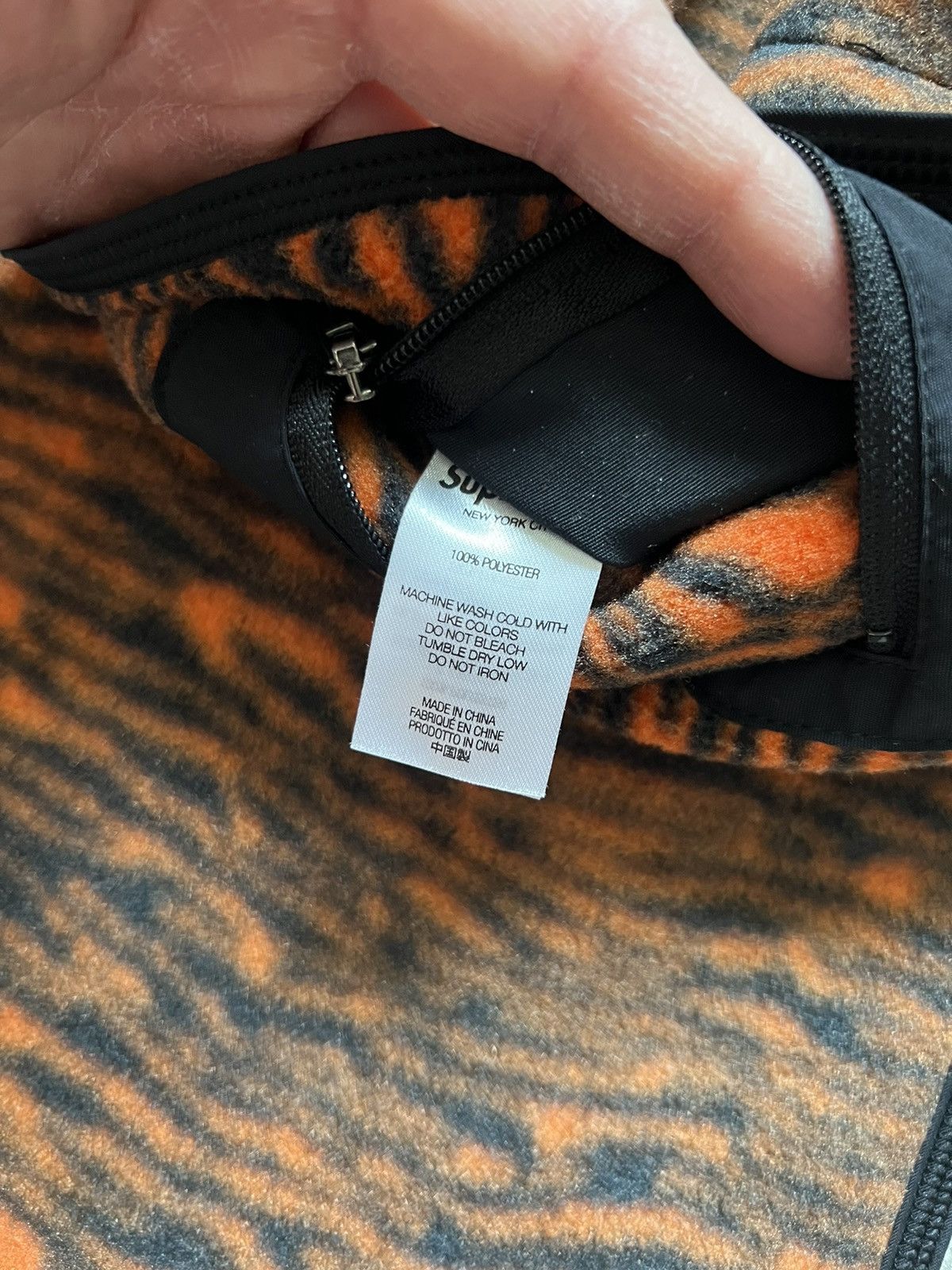 Supreme SUPREME POLARTEC® POCKET SCARF - TIGER Size ONE SIZE - 8 Thumbnail