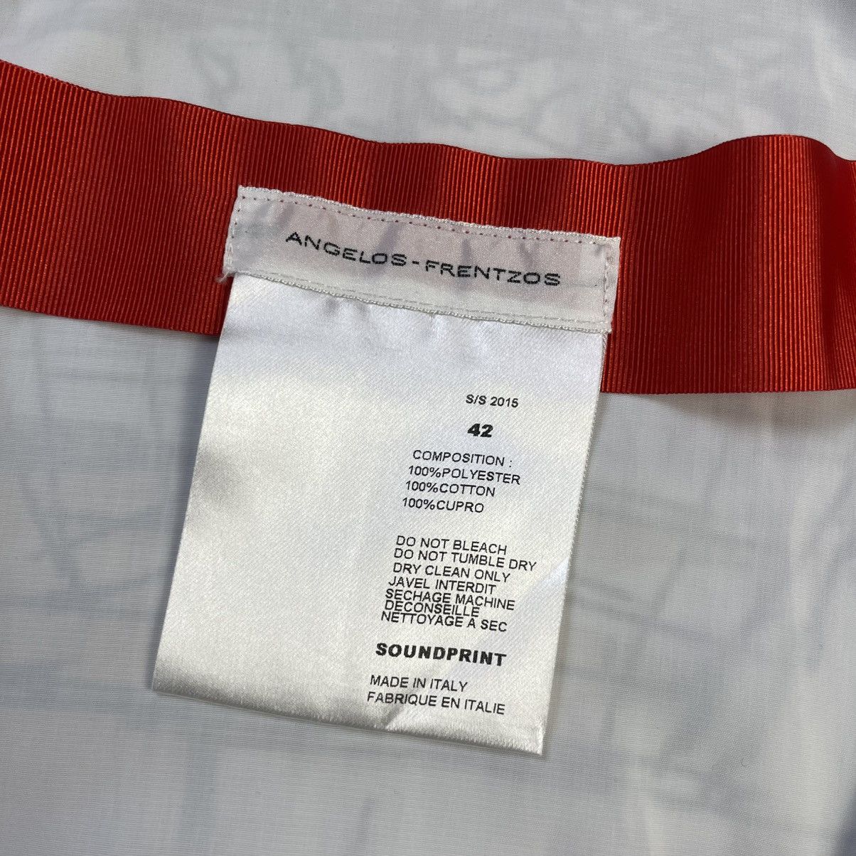 Angelos Frentzos ANGELOS FRENTOS S/S 15 SOUND PRINT JACKET Size US XS / EU 42 / 0 - 9 Thumbnail