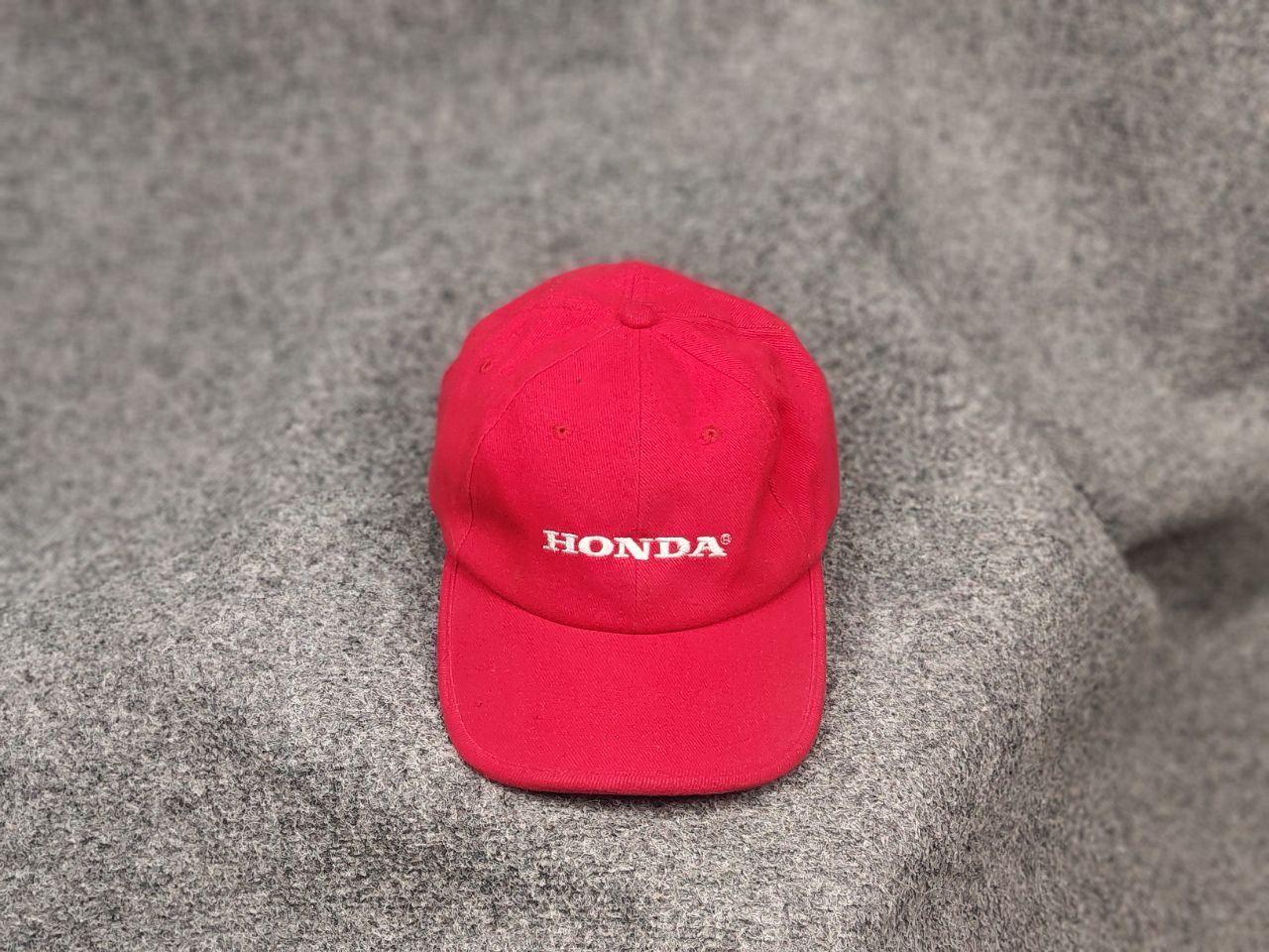 Honda Honda Team Racing Vintage 90's Red Logo One Size Cap Hat Size ONE SIZE - 2 Thumbnail