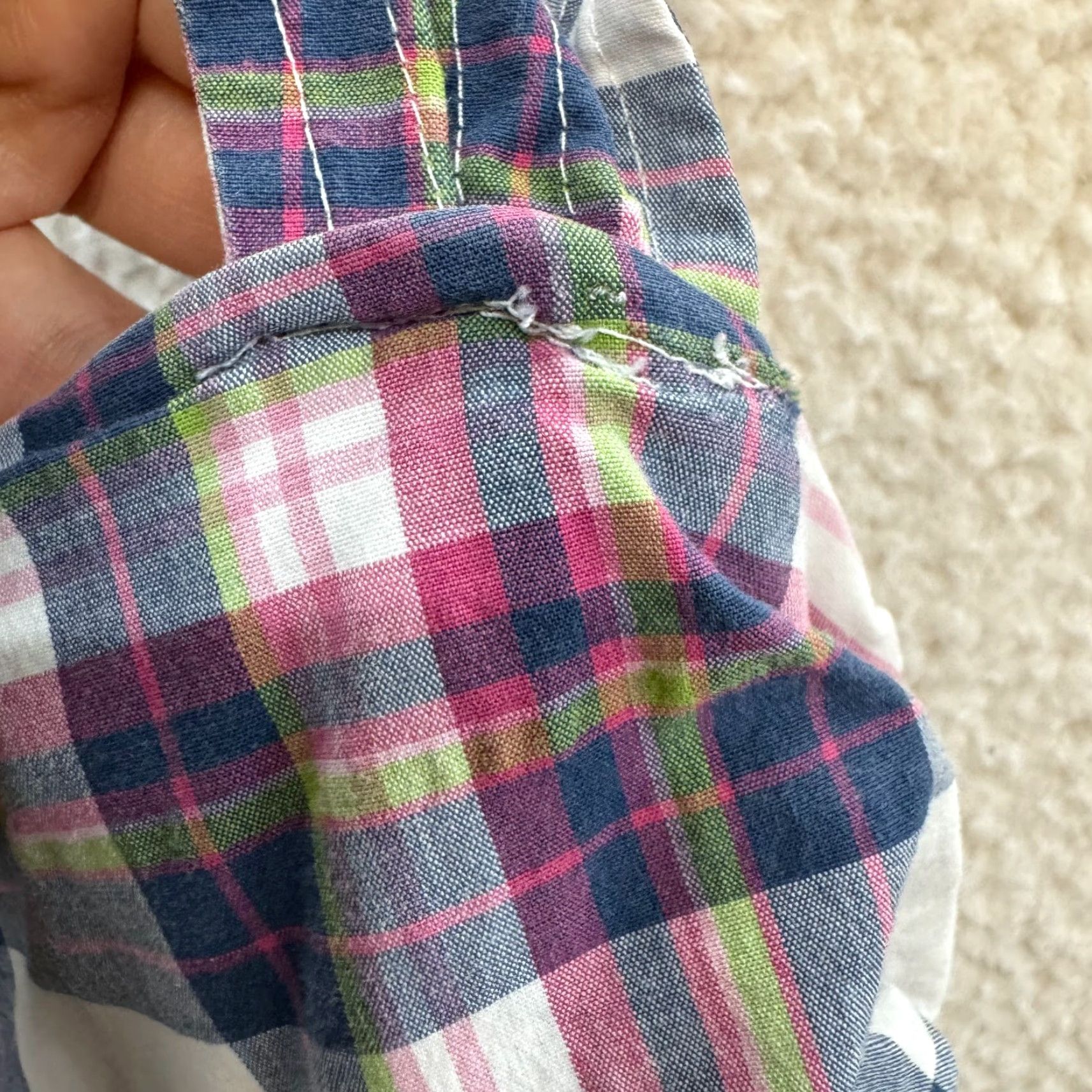Vintage VINTAGE Y2K Halter Mini Dress XS Tartan Plaid Bustier Mod Western Pockets Size XS / US 0-2 / IT 36-38 - 6 Thumbnail