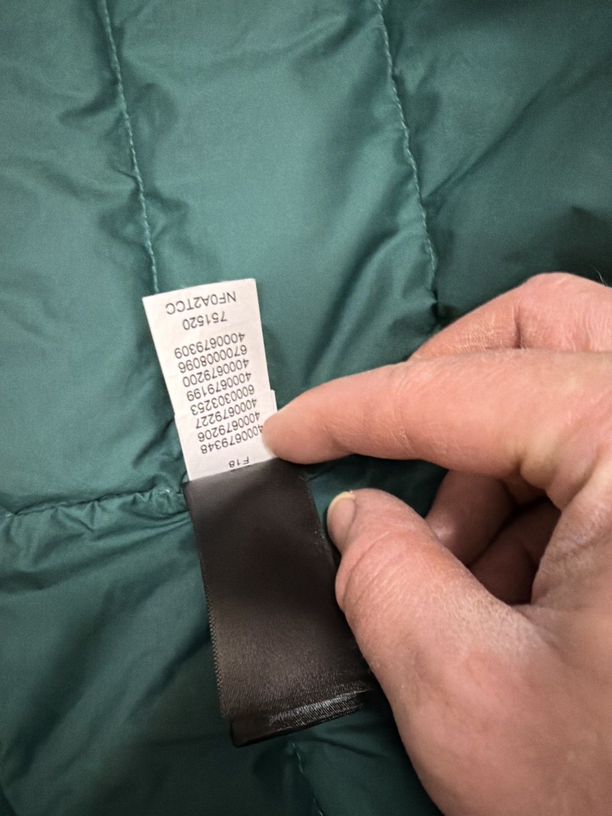 The North Face The north face green puffy jacket Size US L / EU 52-54 / 3 - 12 Thumbnail