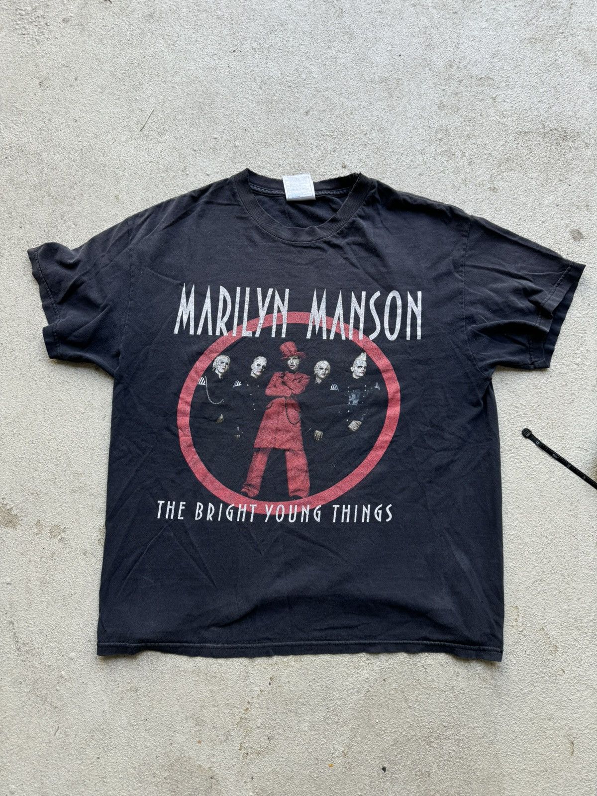 Band Tees × Marilyn Manson × Vintage Marilyn Manson Bright Young Things shirt L Original Size US L / EU 52-54 / 3 - 1 Thumbnail