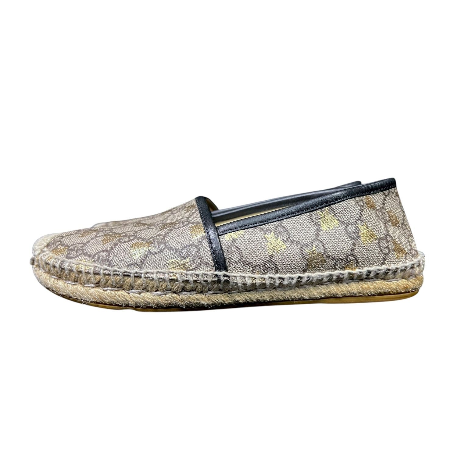 Gucci Gucci Supreme Gold Bees Flats Espadrilles EU 37 US W6.5 Size US 6.5 / IT 36.5 - 1 Thumbnail