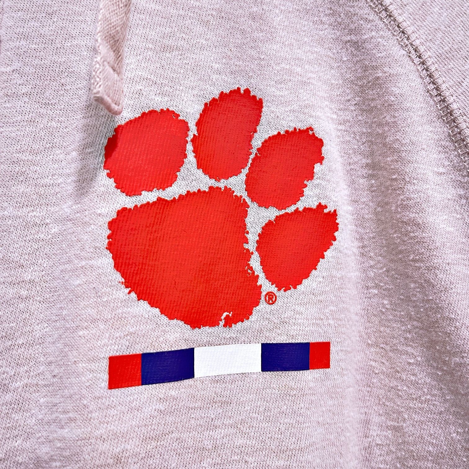 Nike Clemson Tigers Nike Full Zip Hoodie Jacket Heather Womens M Size M / US 6-8 / IT 42-44 - 3 Thumbnail