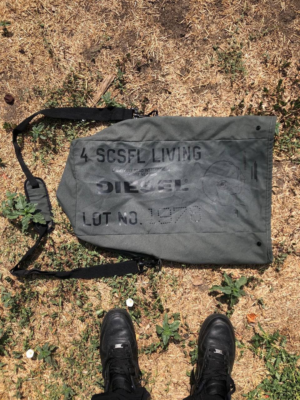 Diesel × Vintage VERY RARE DIESEL INDUSTRY DENIM DIVISION BAG MILITARY Y2K Size ONE SIZE - 1 Thumbnail