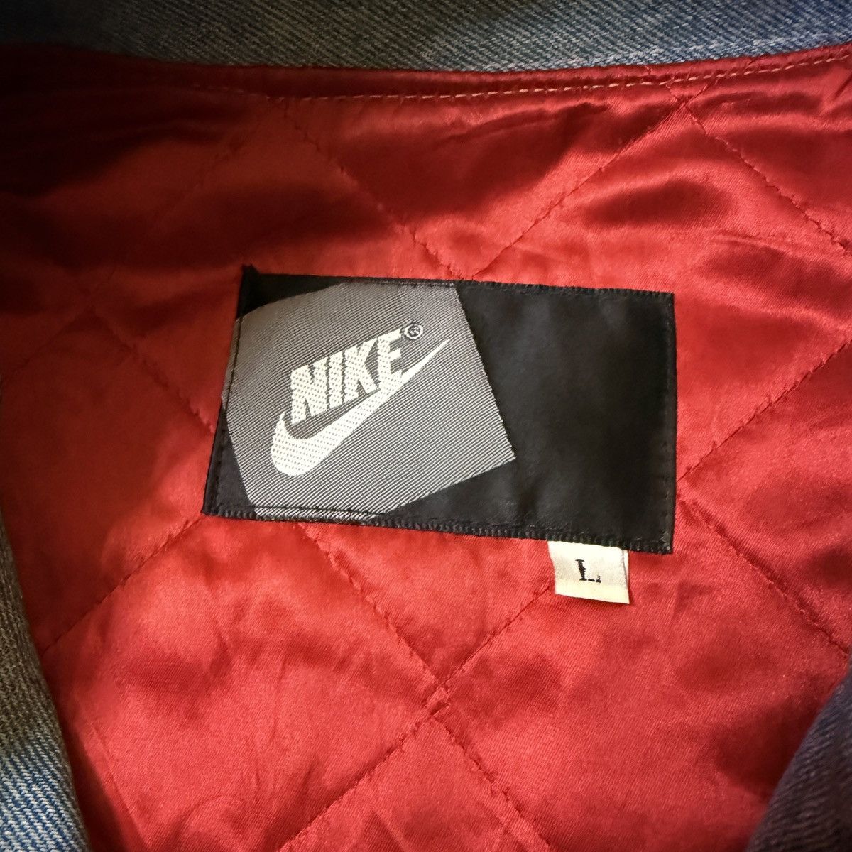 Nike Nike 90’s Honolulu marathon denim leather jacket Size US XL / EU 56 / 4 - 5 Thumbnail
