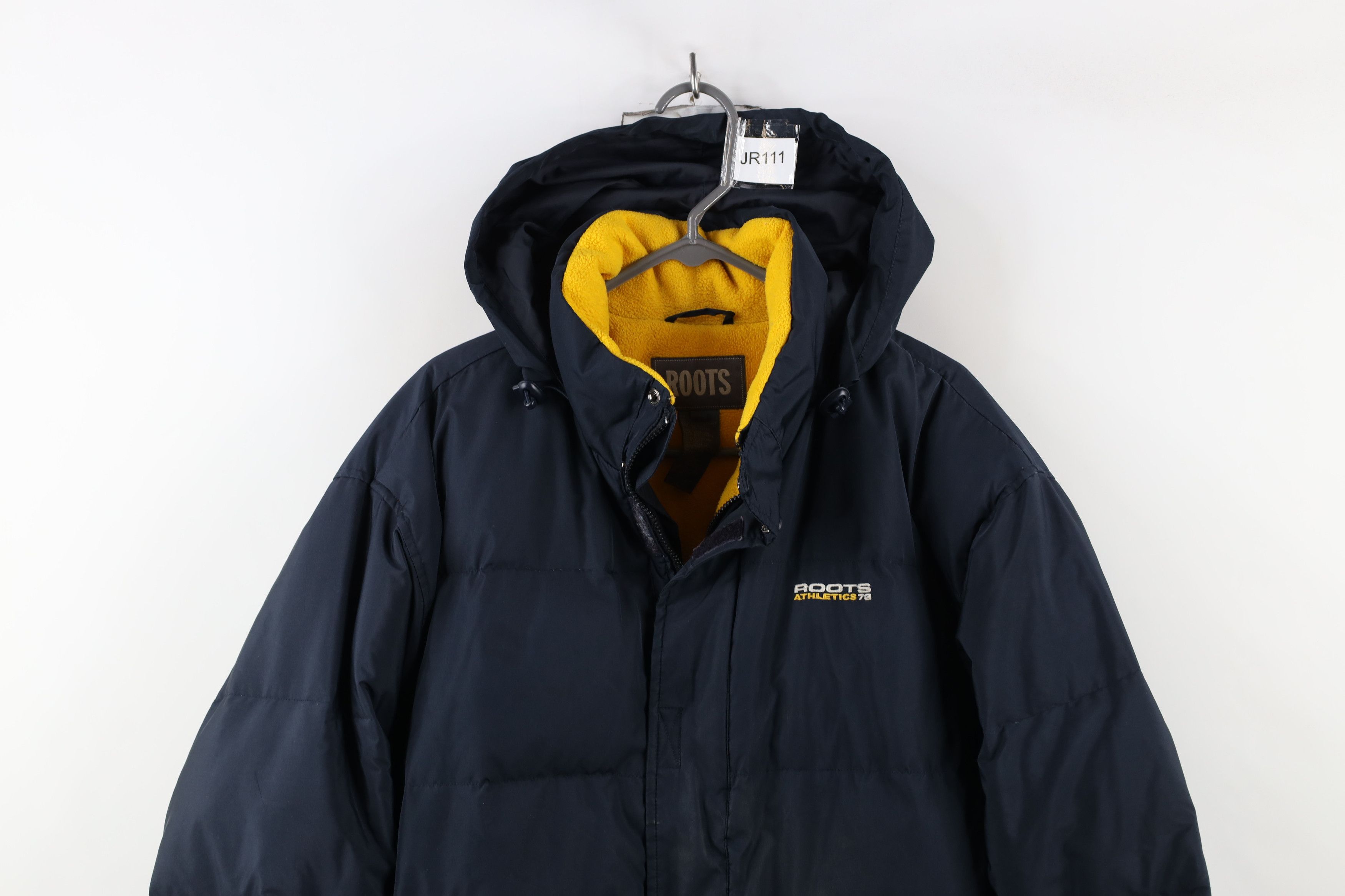 Vintage Vintage 90s Roots Athletics Down Feather Puffer Jacket AS IS Size US M / EU 48-50 / 2 - 2 Thumbnail