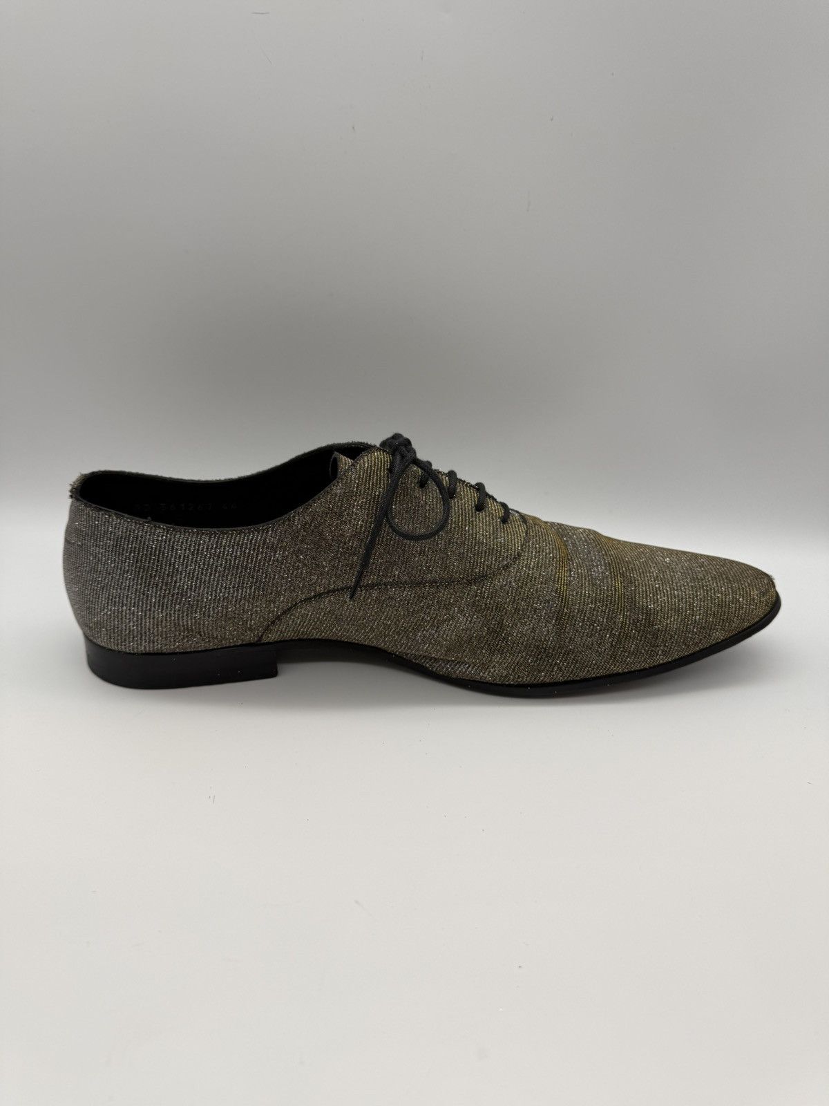 Saint Laurent Paris SAINT LAURENT PARIS-Gold/Silver Lurex Metallic Oxford Derby Size US 11 / EU 44 - 11 Thumbnail