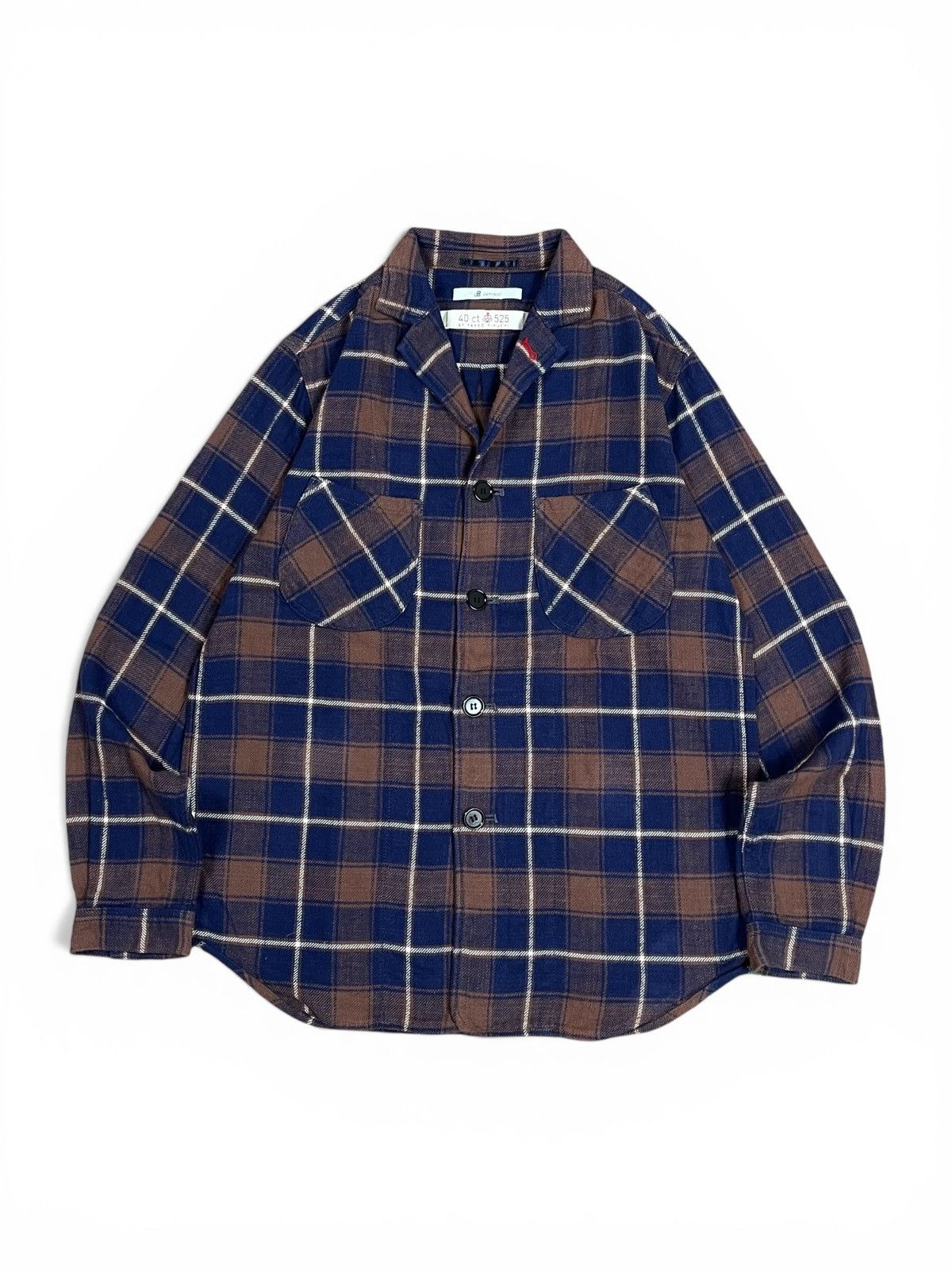 Takeo Kikuchi John bull Takeo Kikuchi Plaid Overshirt Size US M / EU 48-50 / 2 - 1 Thumbnail
