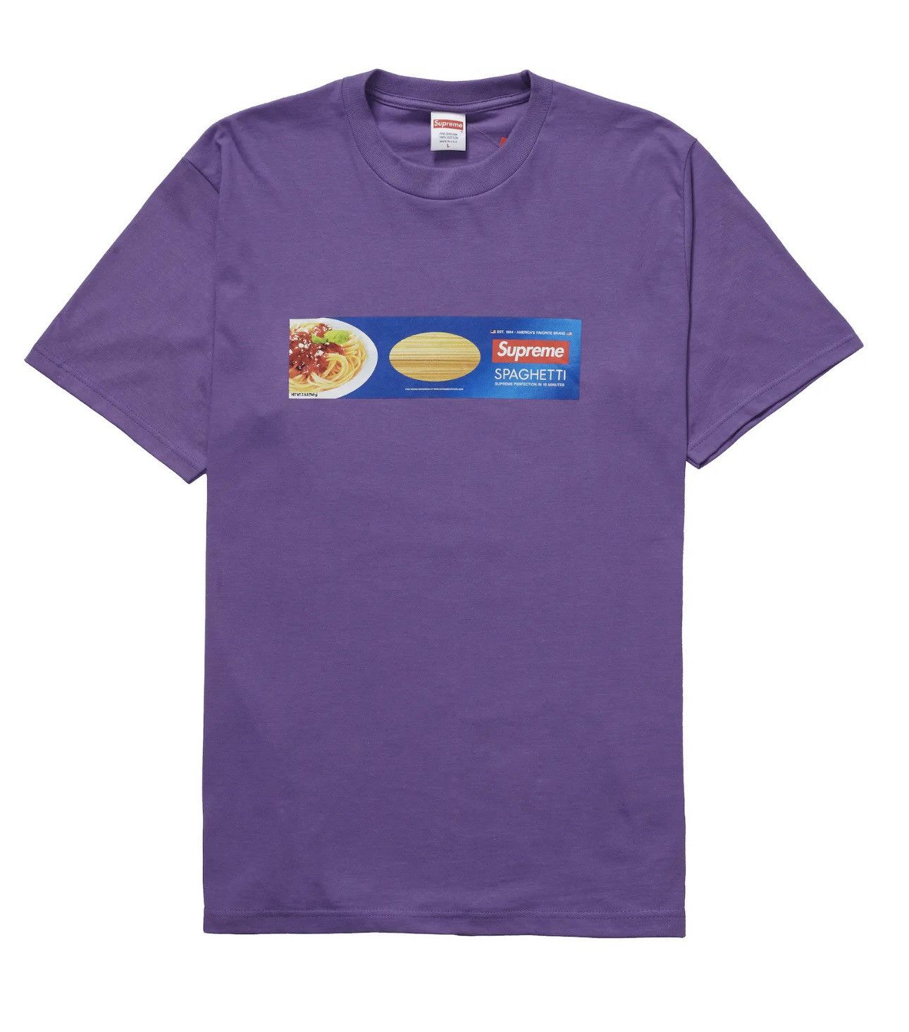 image of Supreme Spaghetti Tee in Purple, Men's (Size XL)