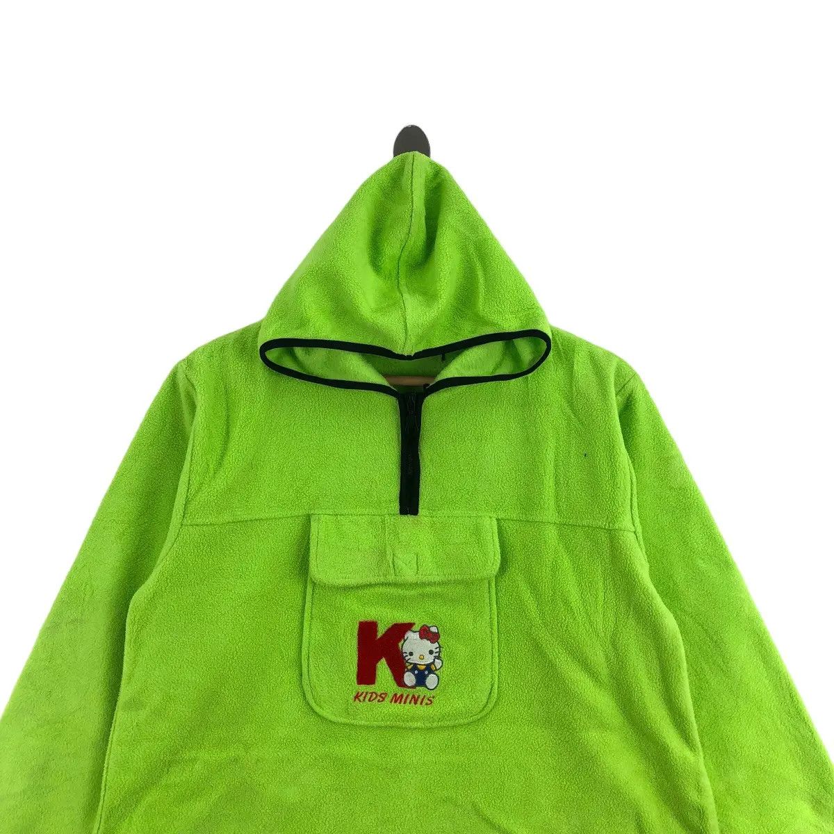 Vintage Vtg HELLO KITTY JAPAN Anime Cartoon Anorak Hoodie Jacket Size XL / US 12-14 / IT 48-50 - 4 Thumbnail