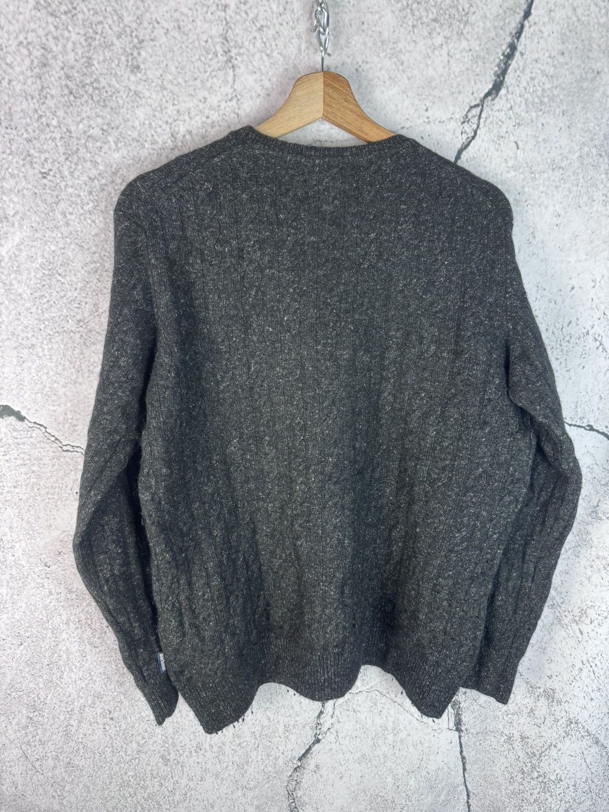 Barbour × Vintage Vintage Barbour Wool linen Sweater Jumper Size US L / EU 52-54 / 3 - 2 Thumbnail