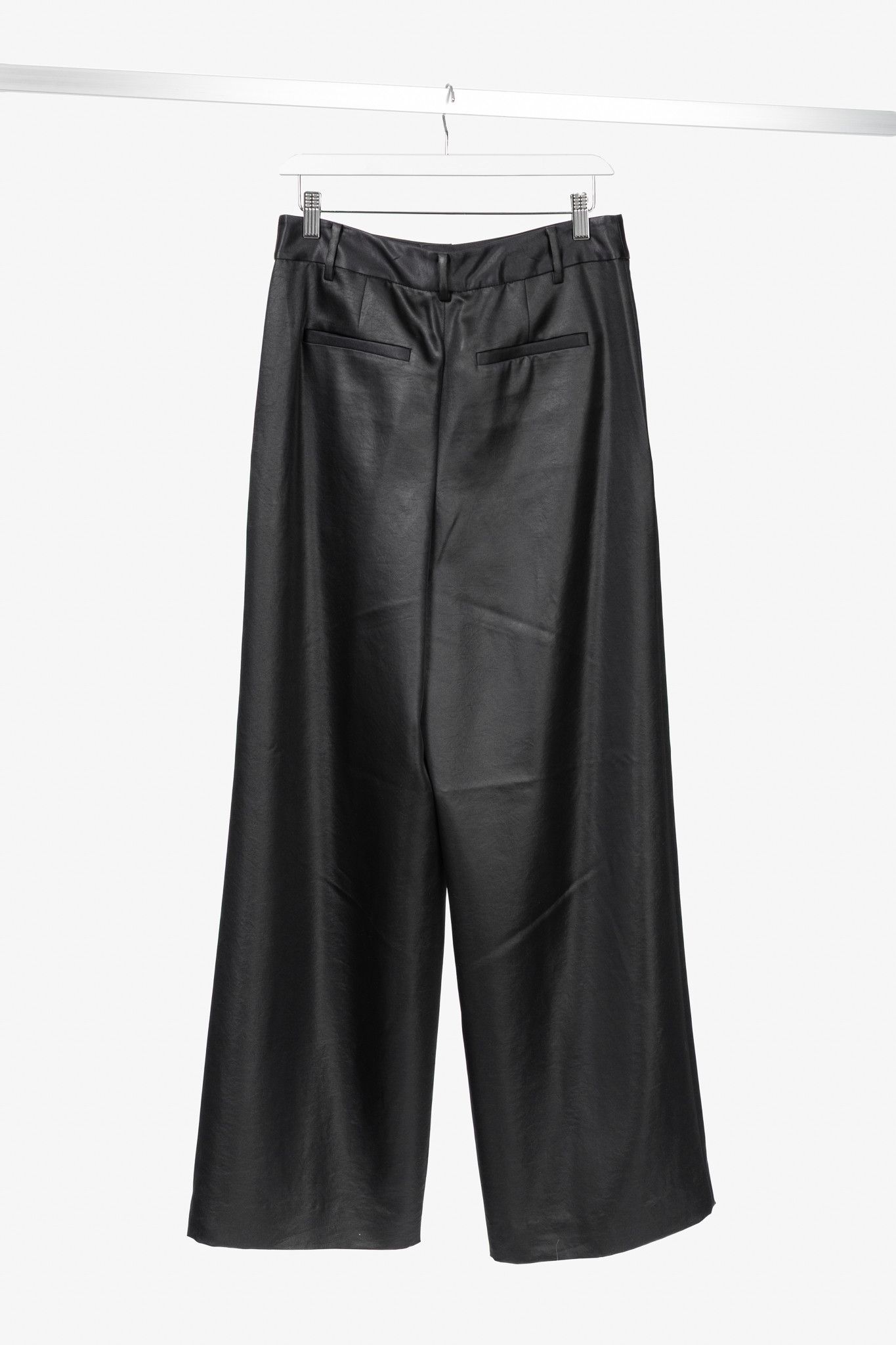Tibi Tibi Stella Black Celia Drape Pants Size 27" / US 4 / IT 40 - 2 Thumbnail