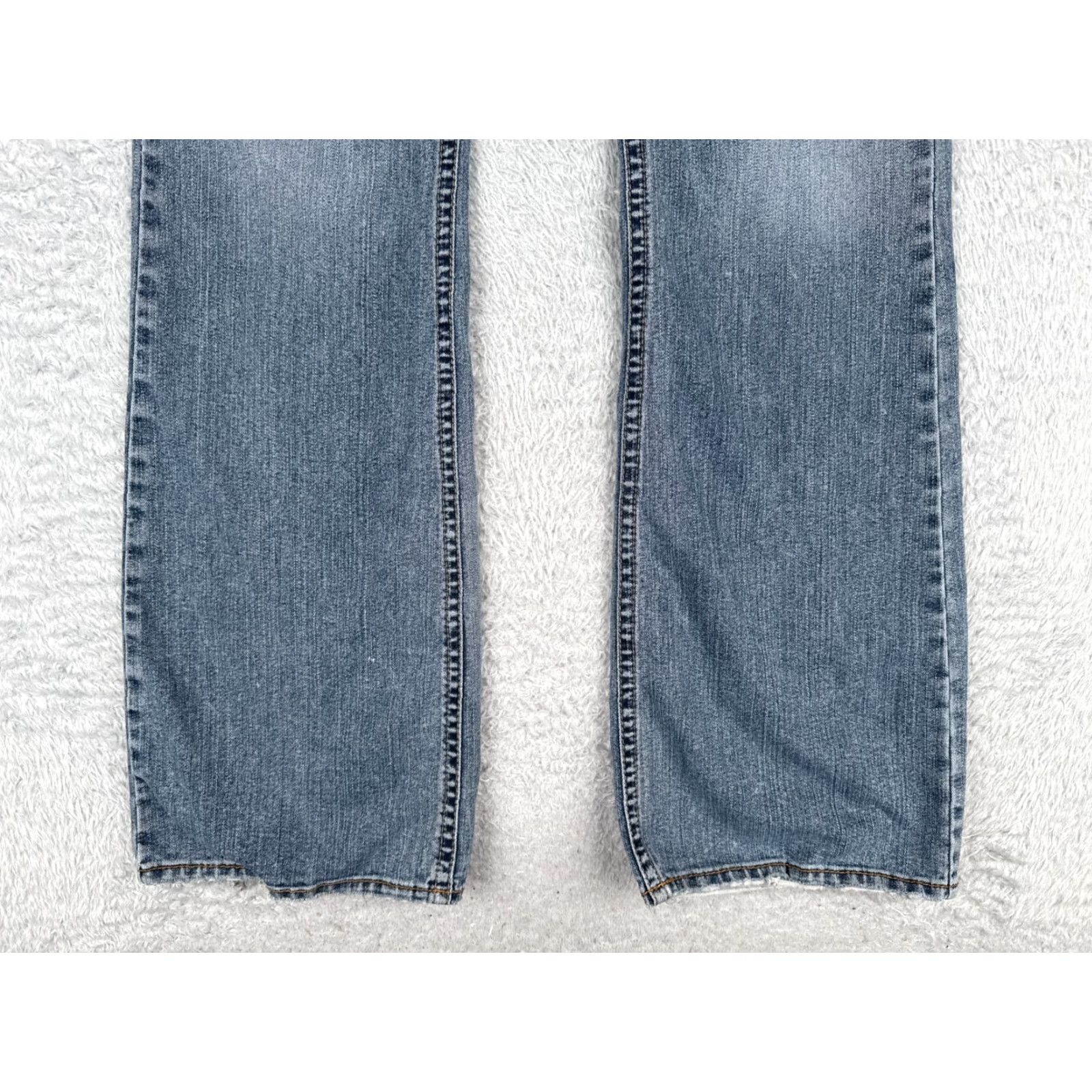 Silver Jeans Co. Silver Jeans Suki Womens Jeans Bootcut 30x29 Blue Denim Distressed Cotton Regular 5-Pocket Pocket Style MId Rise - Silver Jeans Size 30" / US 8 / IT 44 - 2 Thumbnail