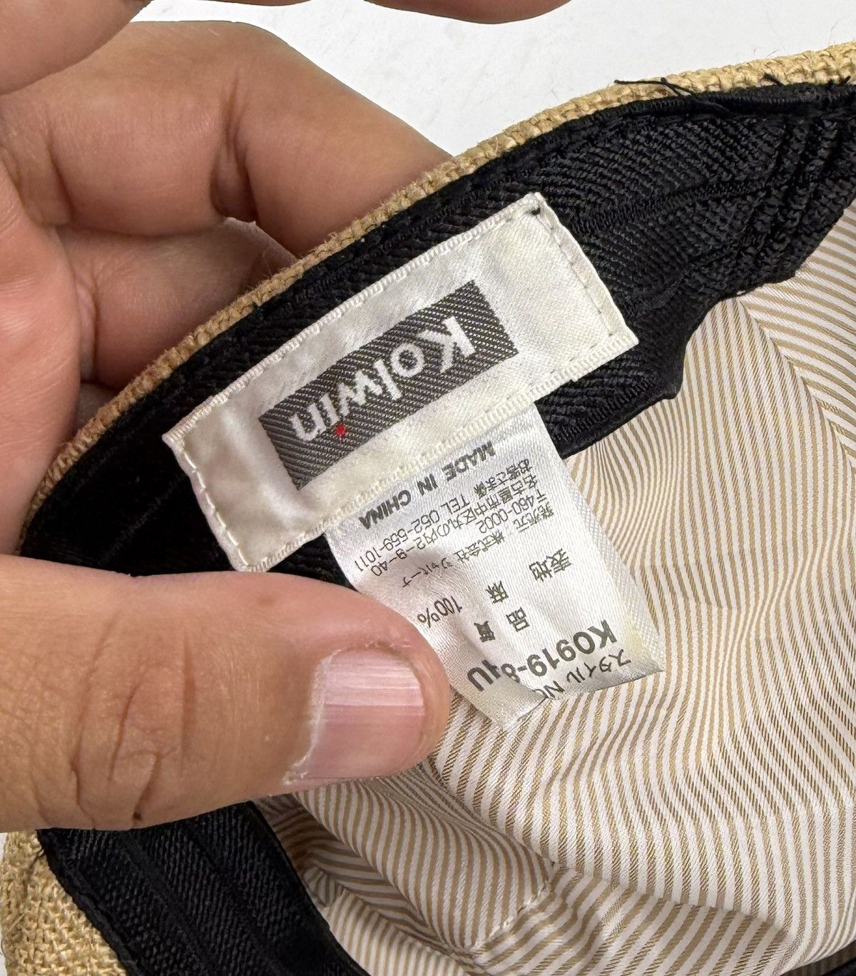 Japanese Brand kolwin hat tc43 Size ONE SIZE - 4 Thumbnail