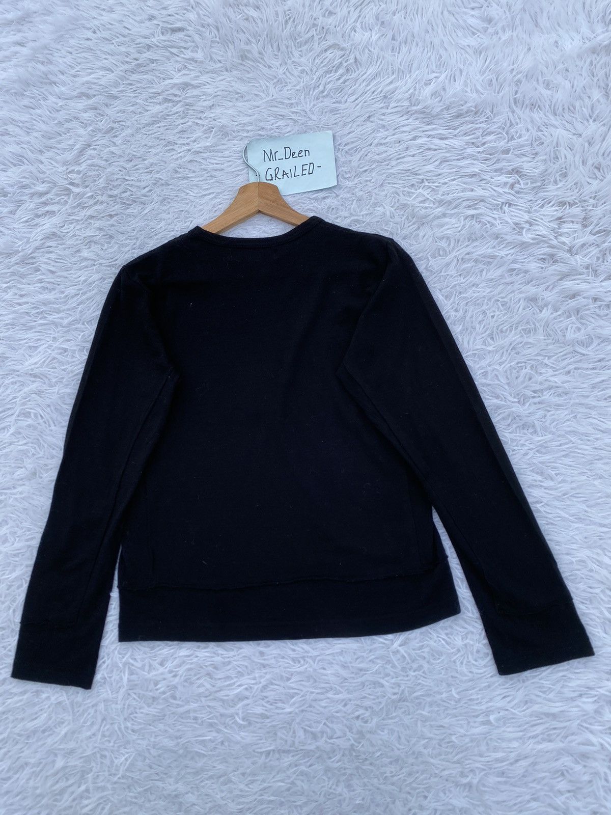 Comme des Garcons × H&M Rare H&M x Comme Des Gracons Wool Longsleeve Tshirt Size US S / EU 44-46 / 1 - 22 Thumbnail