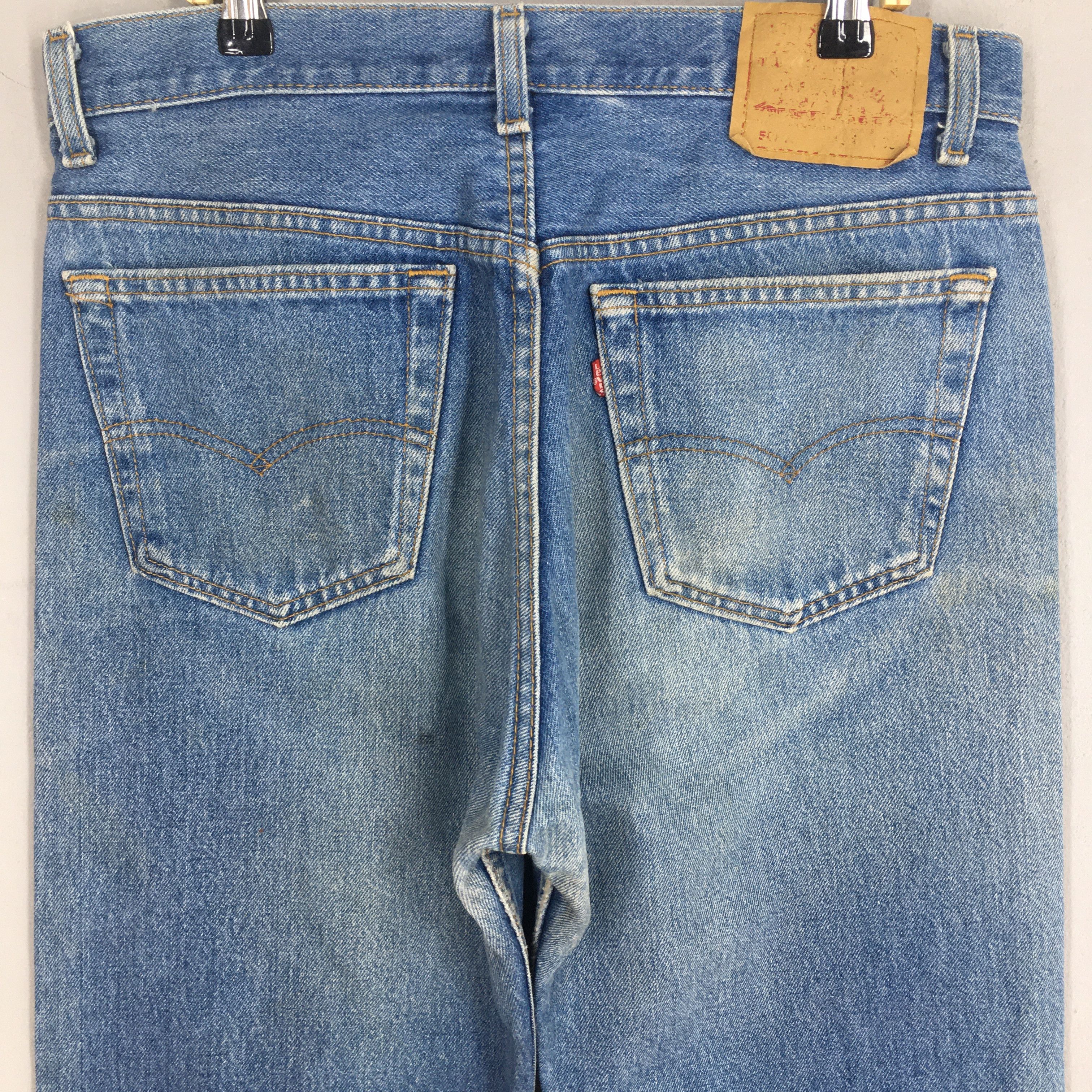 Levi's Size 30x30 Vintage 90s Levi's 501 Faded Blue Jeans S2021 Size US 30 / EU 46 - 10 Thumbnail