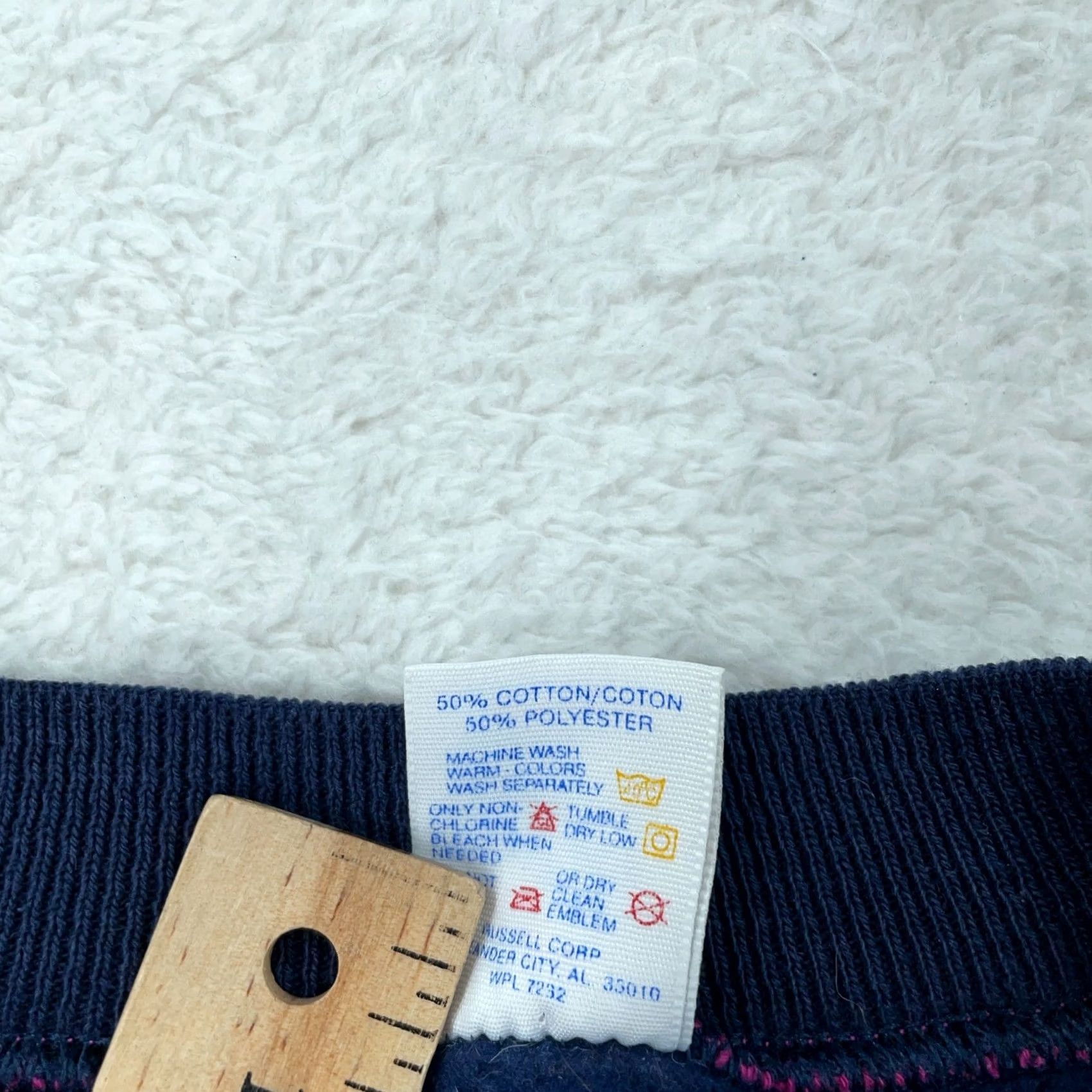 Jerzees VINTAGE Jerzees Sweatshirt Men's M Blue Clydesdale Horse Pullover Knit Lined USA Outdoors - Mens Size US M / EU 48-50 / 2 - 5 Thumbnail