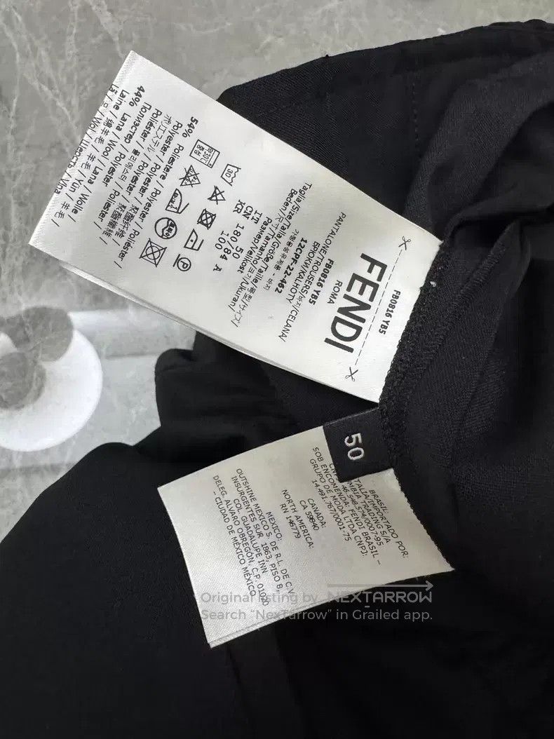 Fendi Fendi Fendi & Versace Joint Men's Casual Pants Size US 34 / EU 50 - 4 Thumbnail