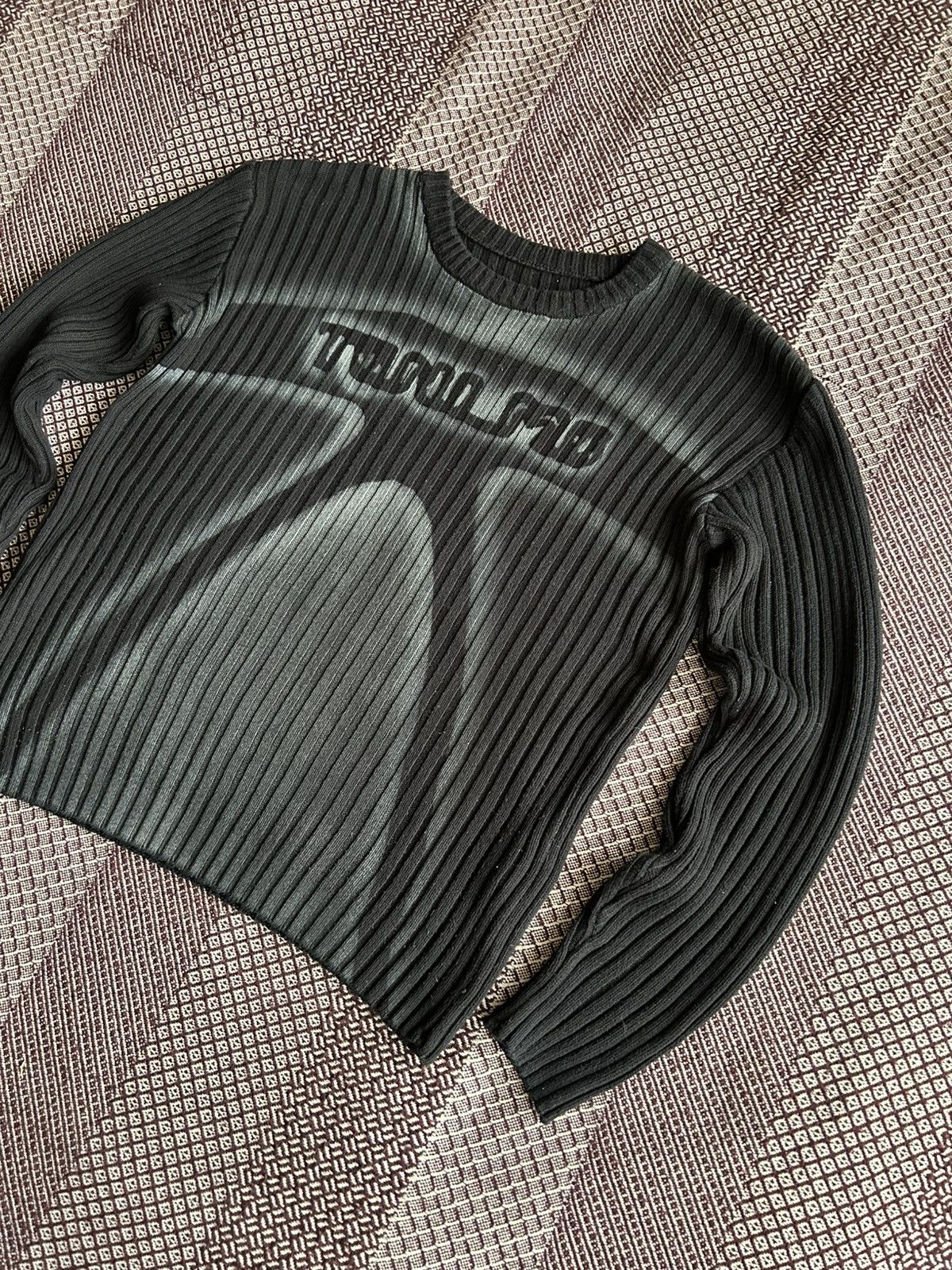 Vintage Vintage Y2K Diesel Vibe Gothic Sweater Knitted Unisex Size S Size US S / EU 44-46 / 1 - 2 Thumbnail