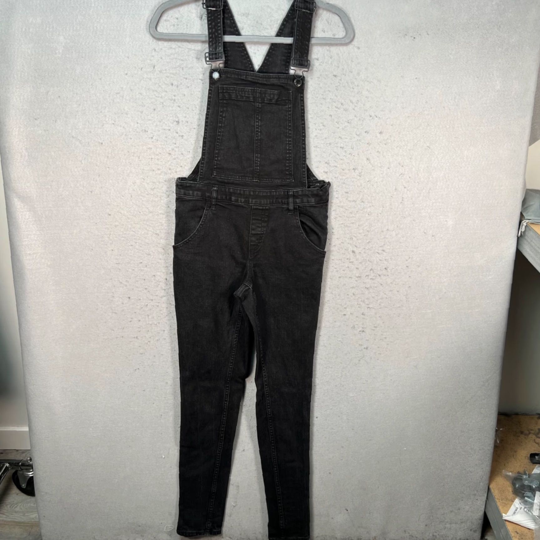 Cheap Monday Cheap Monday Womens Overalls Size Small Black Denim Skinny Leg Size 28" / US 6 / IT 42 - 2 Thumbnail