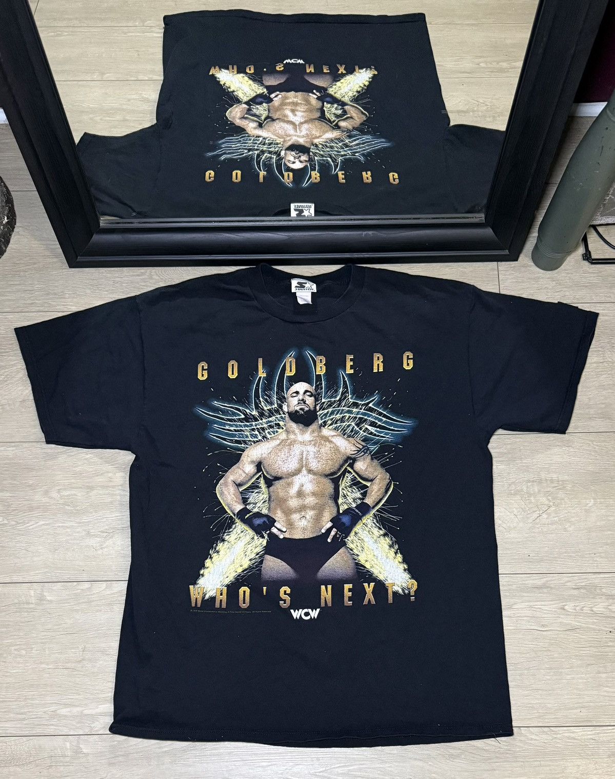 WCW/nWo Vintage 1998 WCW World Championship Wrestling Goldberg Size US XL / EU 56 / 4 - 1 Thumbnail