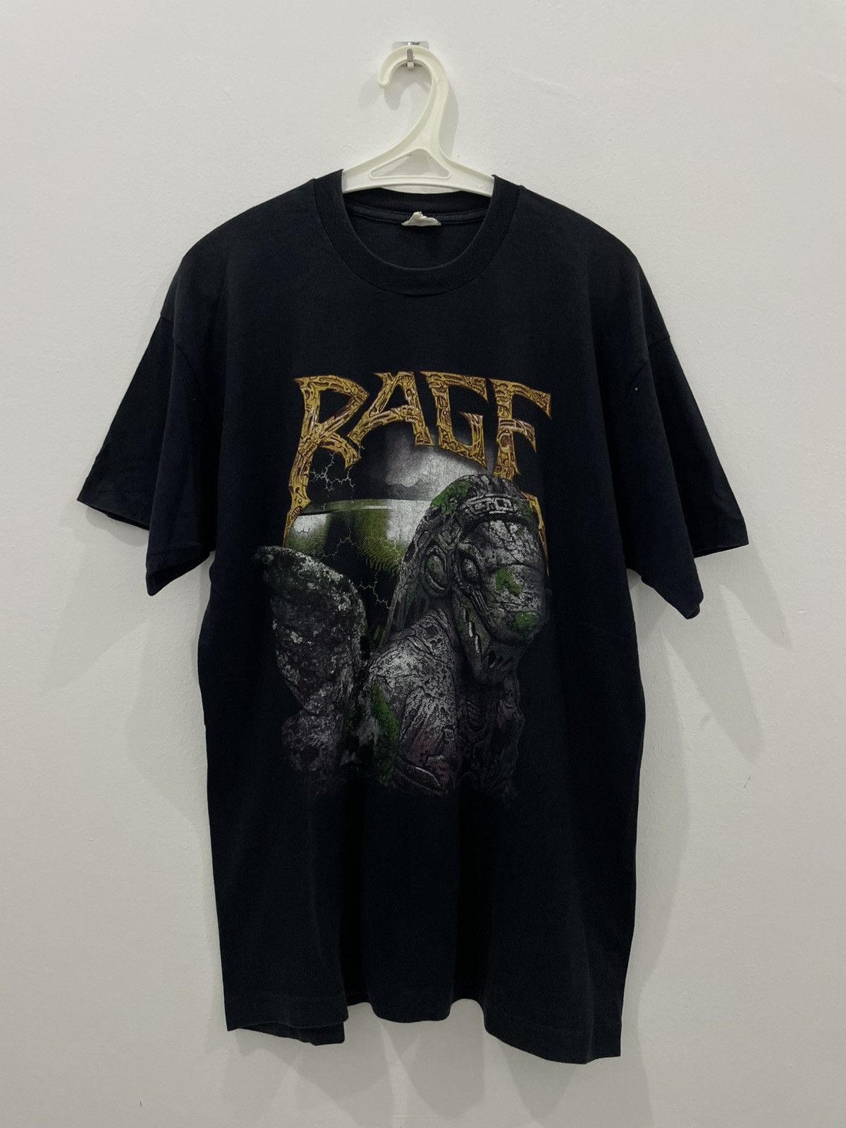 Vintage Vintage Rage "End of All Days" tour shirt from 1996 Size US L / EU 52-54 / 3 - 1 Thumbnail