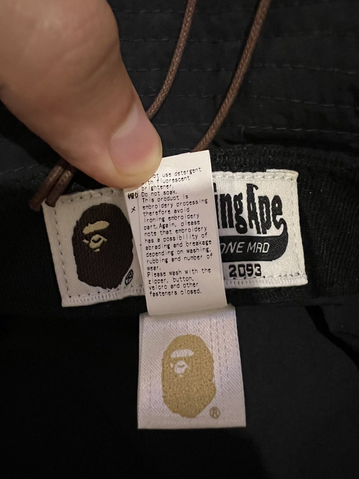 Bape College Mesh Bucket Hat Size ONE SIZE - 7 Thumbnail