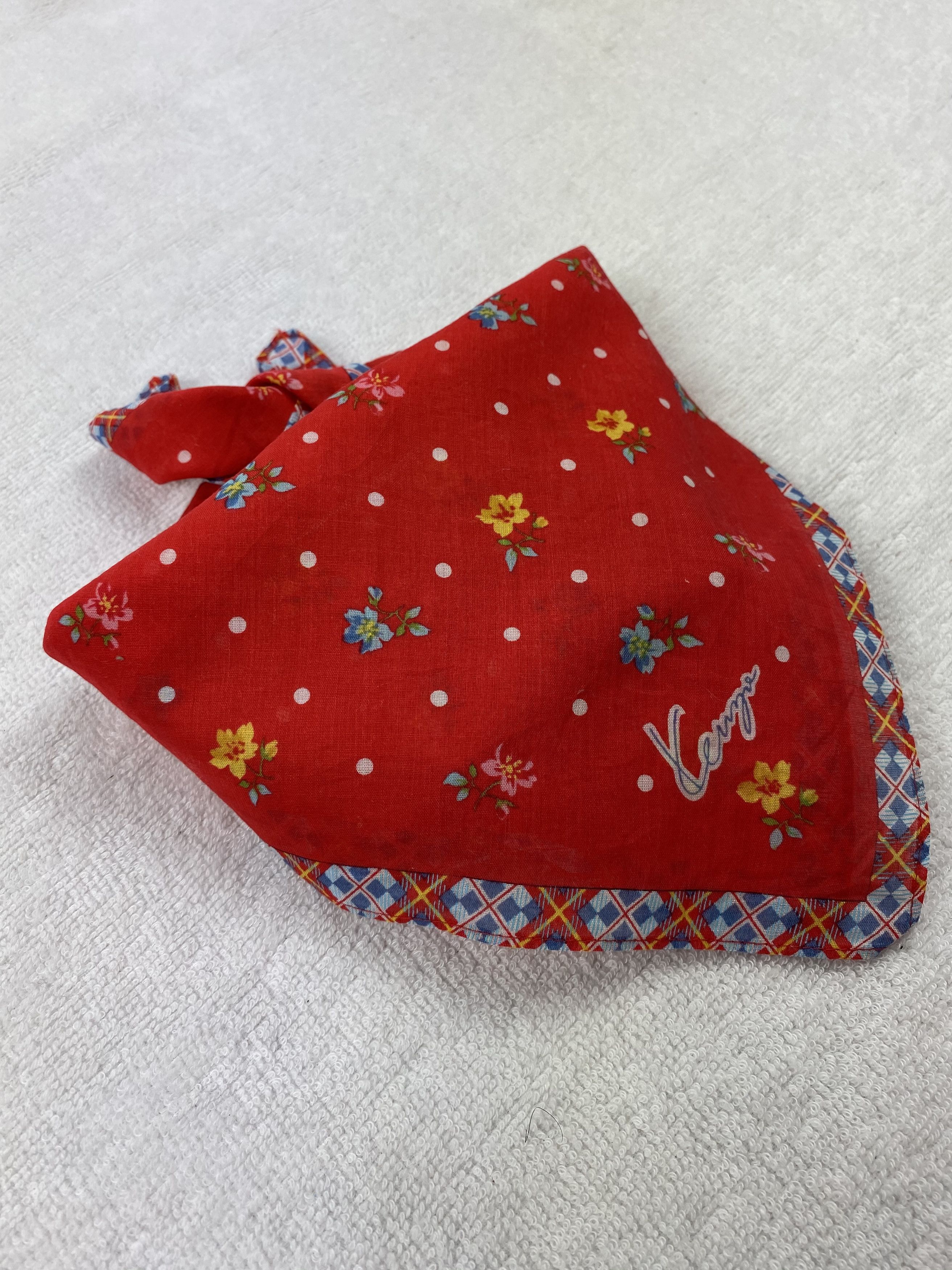 Kenzo × Vintage Kenzo Floral Handkerchief / Bandana / Neckerchief Size ONE SIZE - 1 Thumbnail