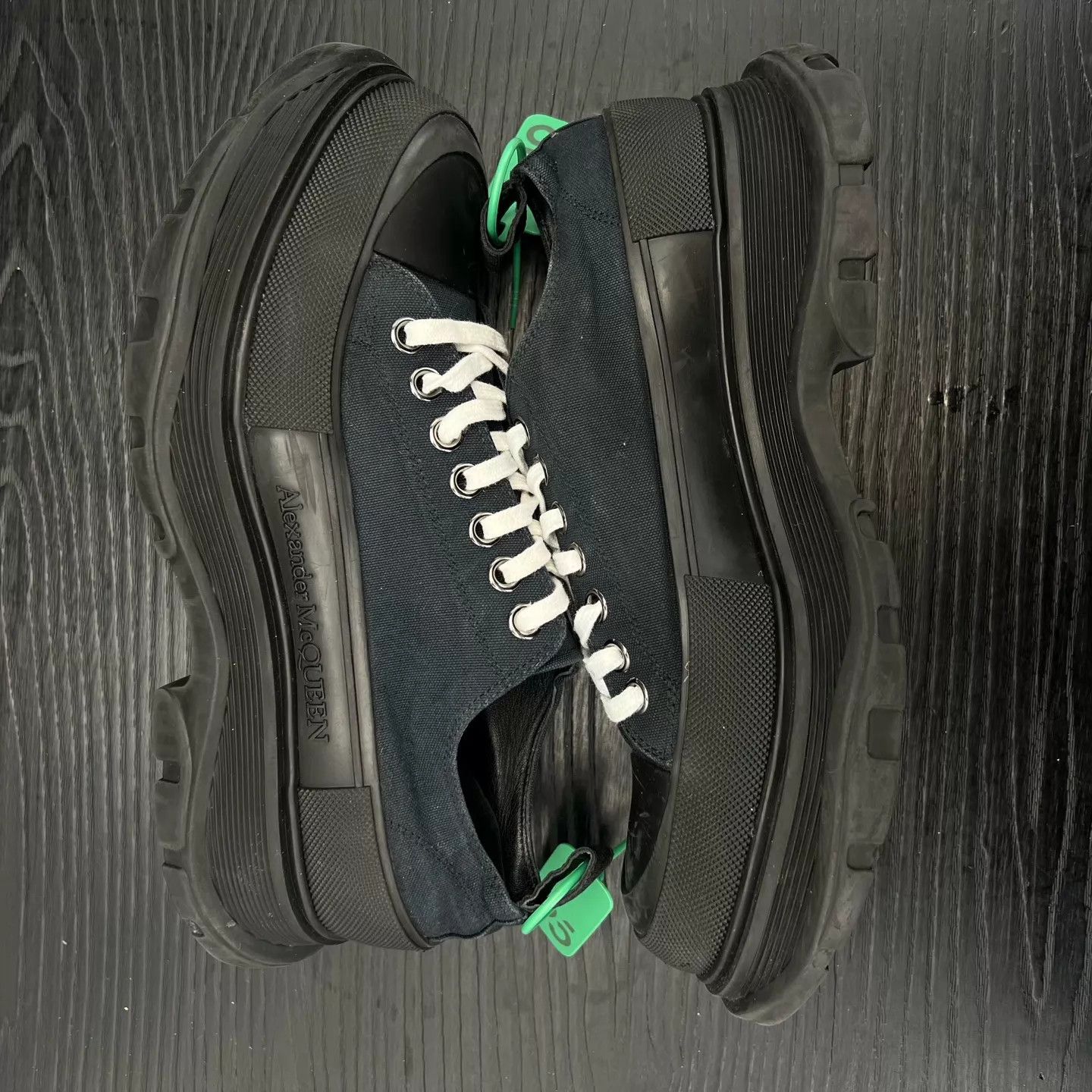 Alexander McQueen McQueen All Black 43.5 Martin Boots Box Excellent Size US 10.5 / EU 43-44 - 2 Thumbnail