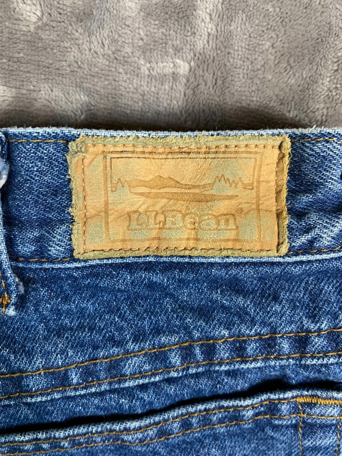 L.L. Bean LL Bean Flannel Jeans 34/28.5 Blue w/ Red Plaid Lining (226) Size US 34 / EU 50 - 9 Thumbnail